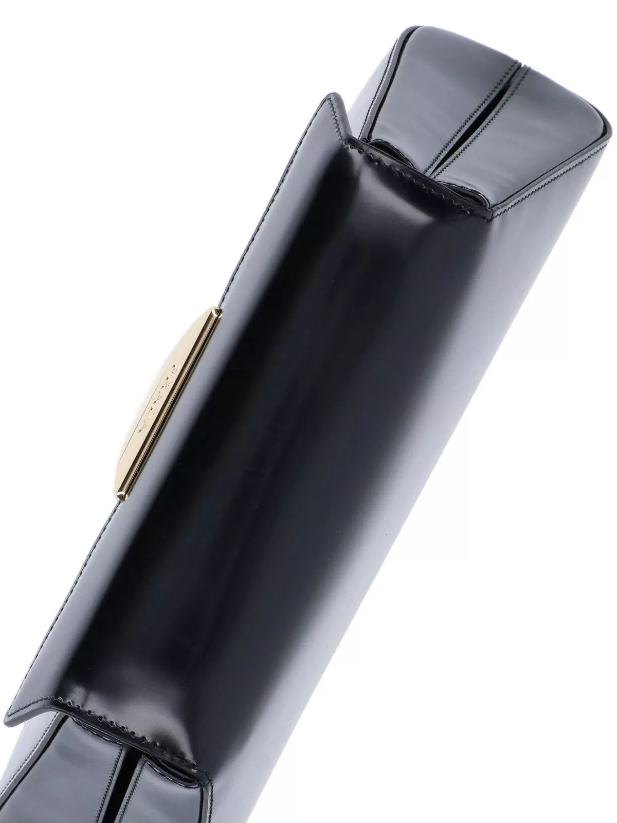 Prada PRADA Black Medium Leather Shoulder Bag New And Authentic Size ONE SIZE - 4 Thumbnail