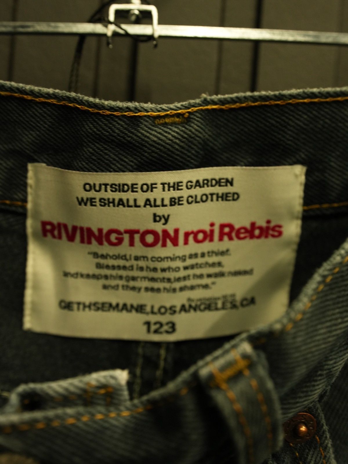 RRR-123 RRR123 HE ROSE 3 Double Layer Denim Size US 34 / EU 50 - 15 Thumbnail