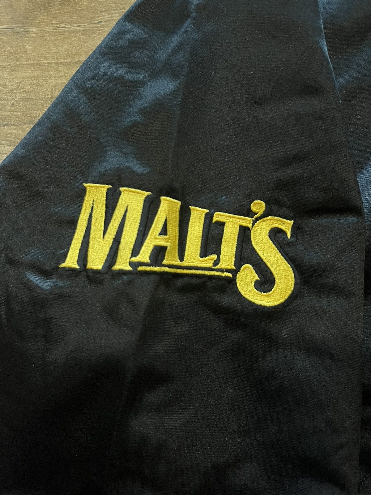 Japanese Brand × MLB Vtg Suntory Malts Baseball Varsity Jacket Size US L / EU 52-54 / 3 - 7 Thumbnail
