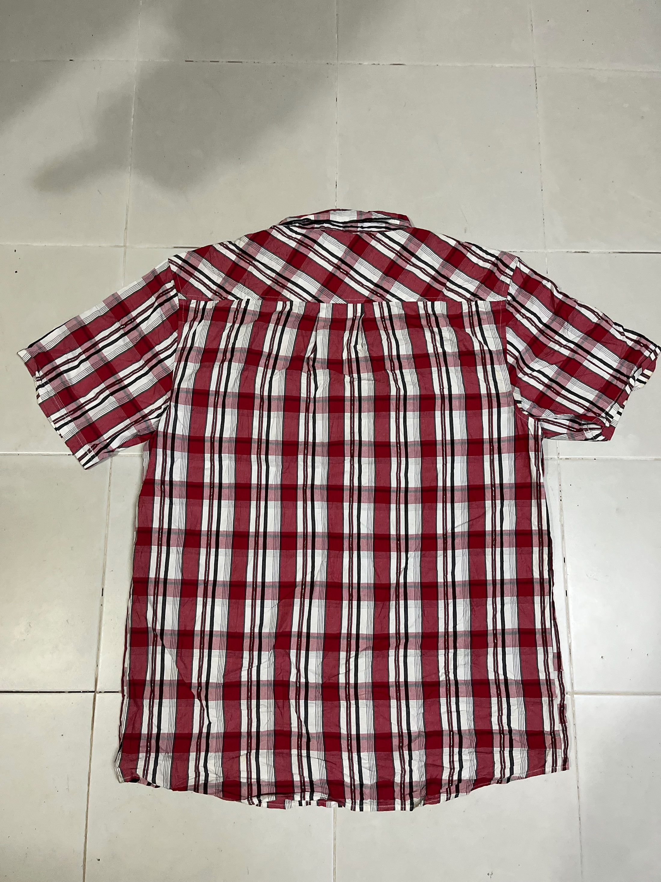 Southpole Southpole Short Sleeve Pearl Snap Western Checkered Size US XL / EU 56 / 4 - 3 Thumbnail