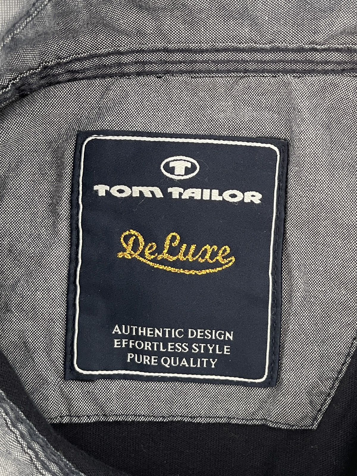 Tom Tailor Tom Tailor De Luxe Navy Blue Polo-Shirt Size M Size US M / EU 48-50 / 2 - 5 Thumbnail
