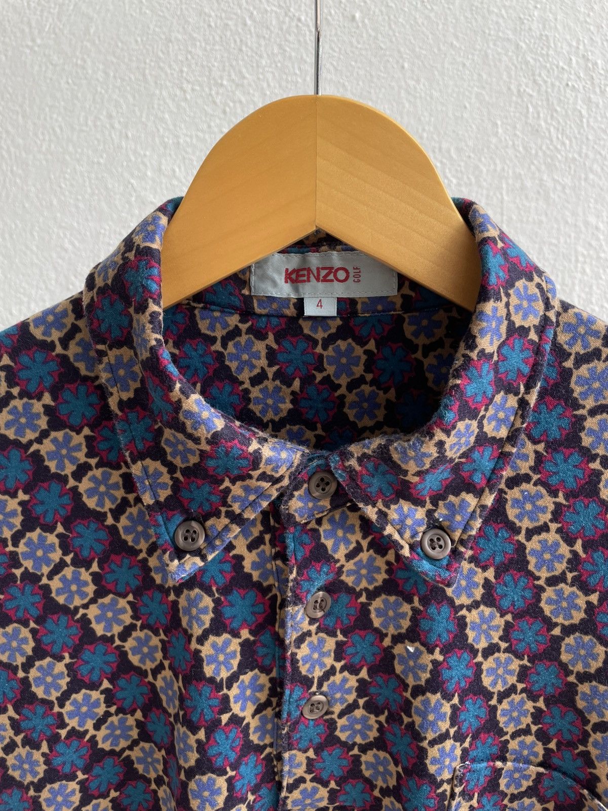 Kenzo Vintage Kenzo Golf Longsleeve Polo Shirts Size US L / EU 52-54 / 3 - 5 Thumbnail