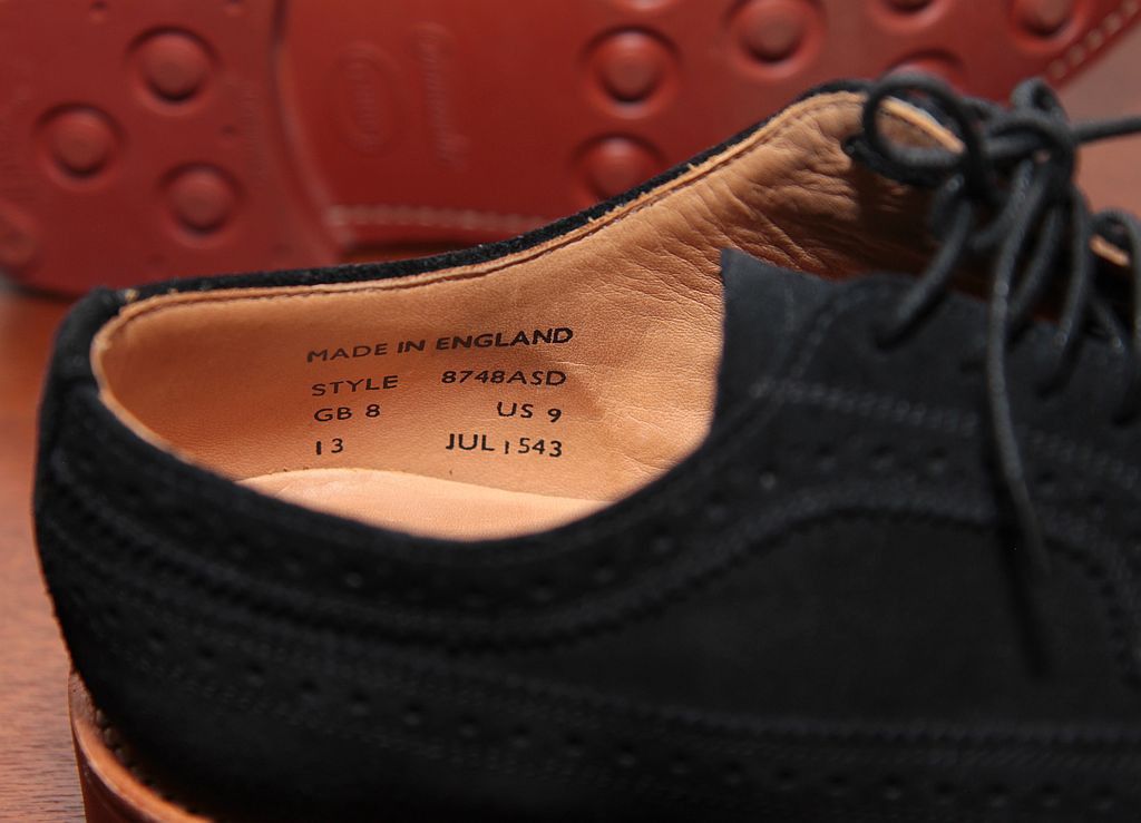 Mark McNairy × Sanders Made in UK Navy Suede Long Wing Brogue Size US 9 / EU 42 - 9 Thumbnail
