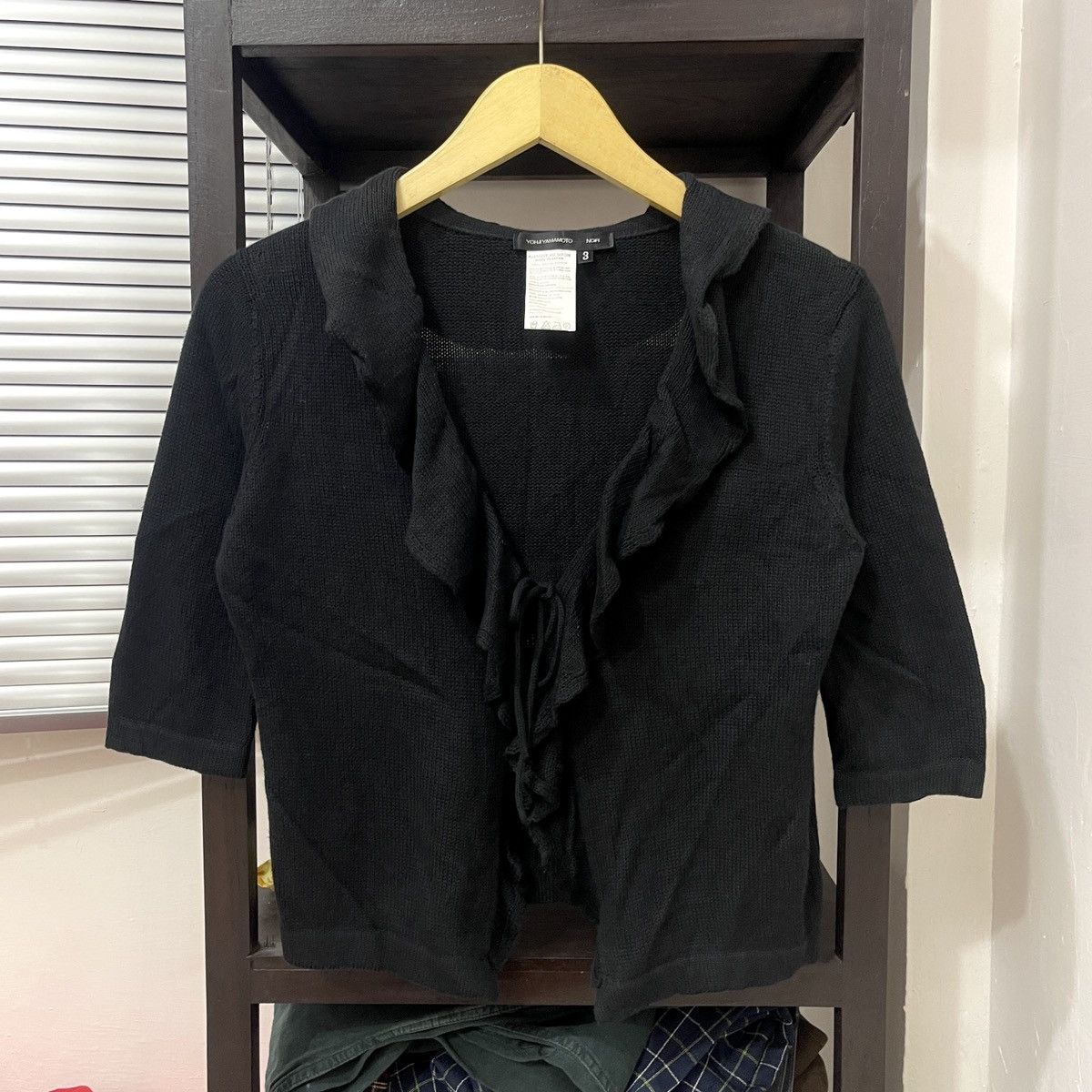 Yohji Yamamoto Yohji Yamamoto Noir Ruffle Knit Size S / US 4 / IT 40 - 1 Thumbnail