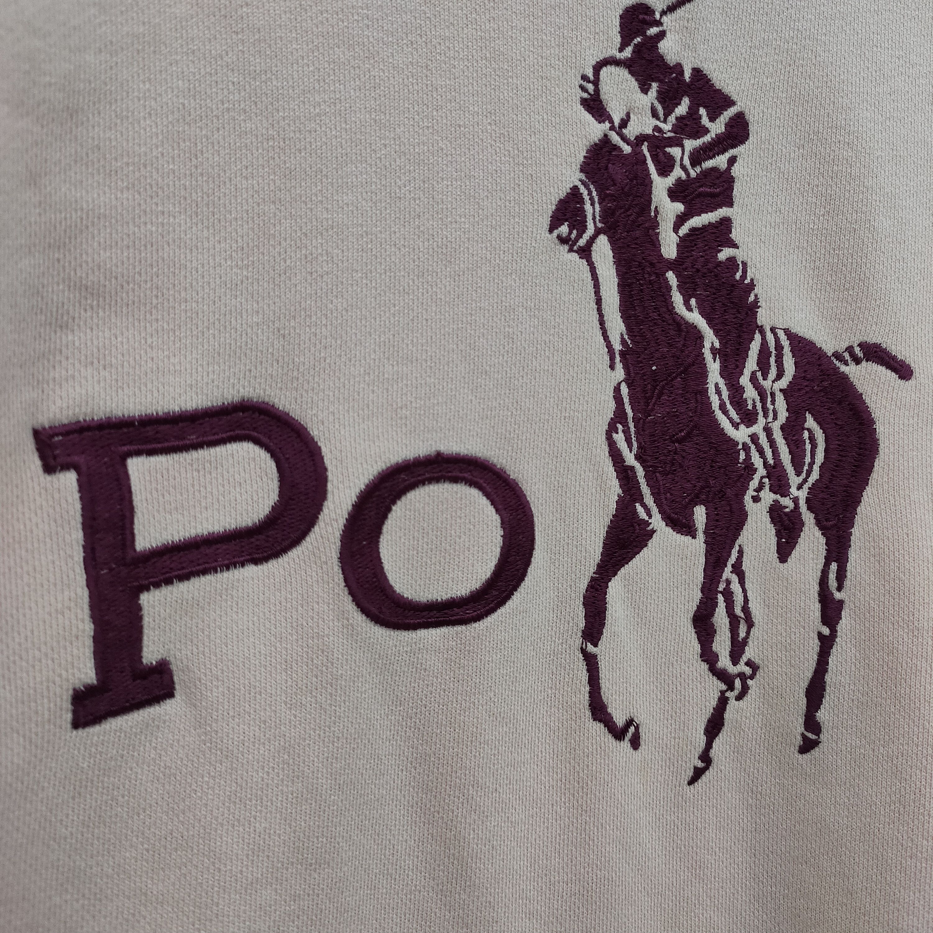 Polo Ralph Lauren × Vintage 90s Polo Ralph Lauren Crewneck embroidery Size US M / EU 48-50 / 2 - 7 Thumbnail