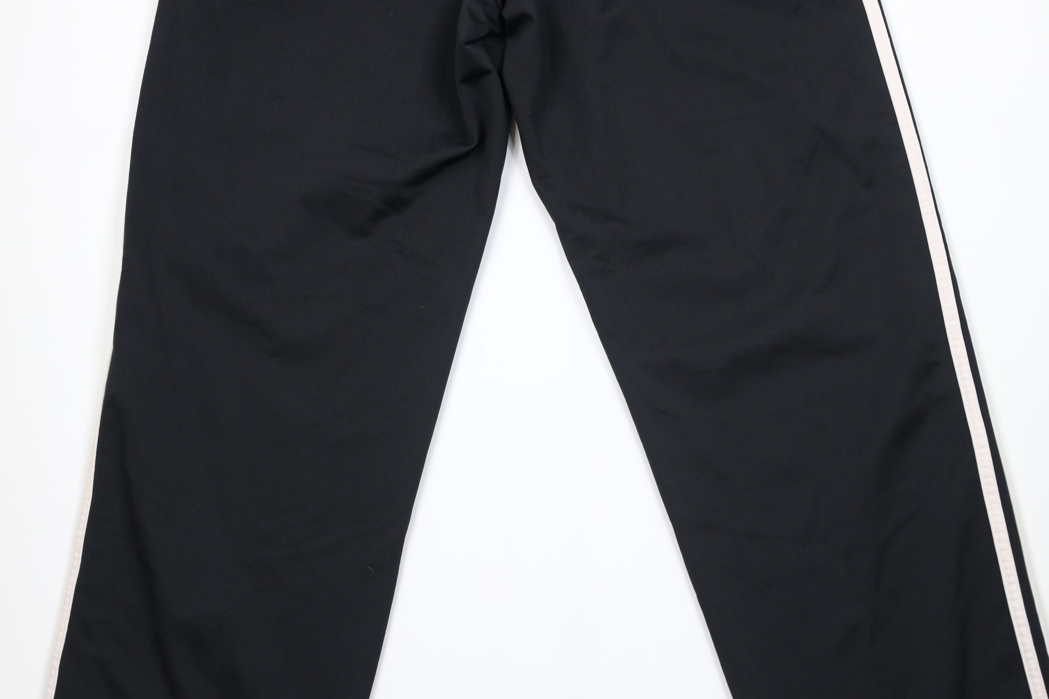 Adidas Vintage Y2K Adidas Striped Wide Leg Sweatpants Pants Black Size US 32 / EU 48 - 13 Thumbnail