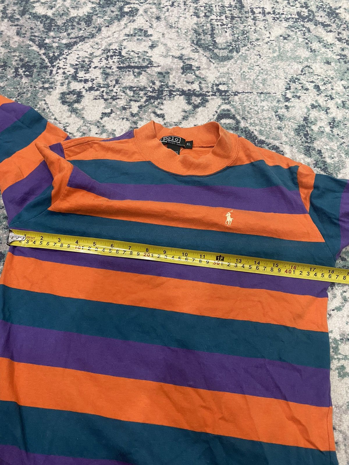 Polo Ralph Lauren 1990 - Polo Ralph Lauren Stripes Pony Logo L/S Shirt Size US L / EU 52-54 / 3 - 7 Thumbnail