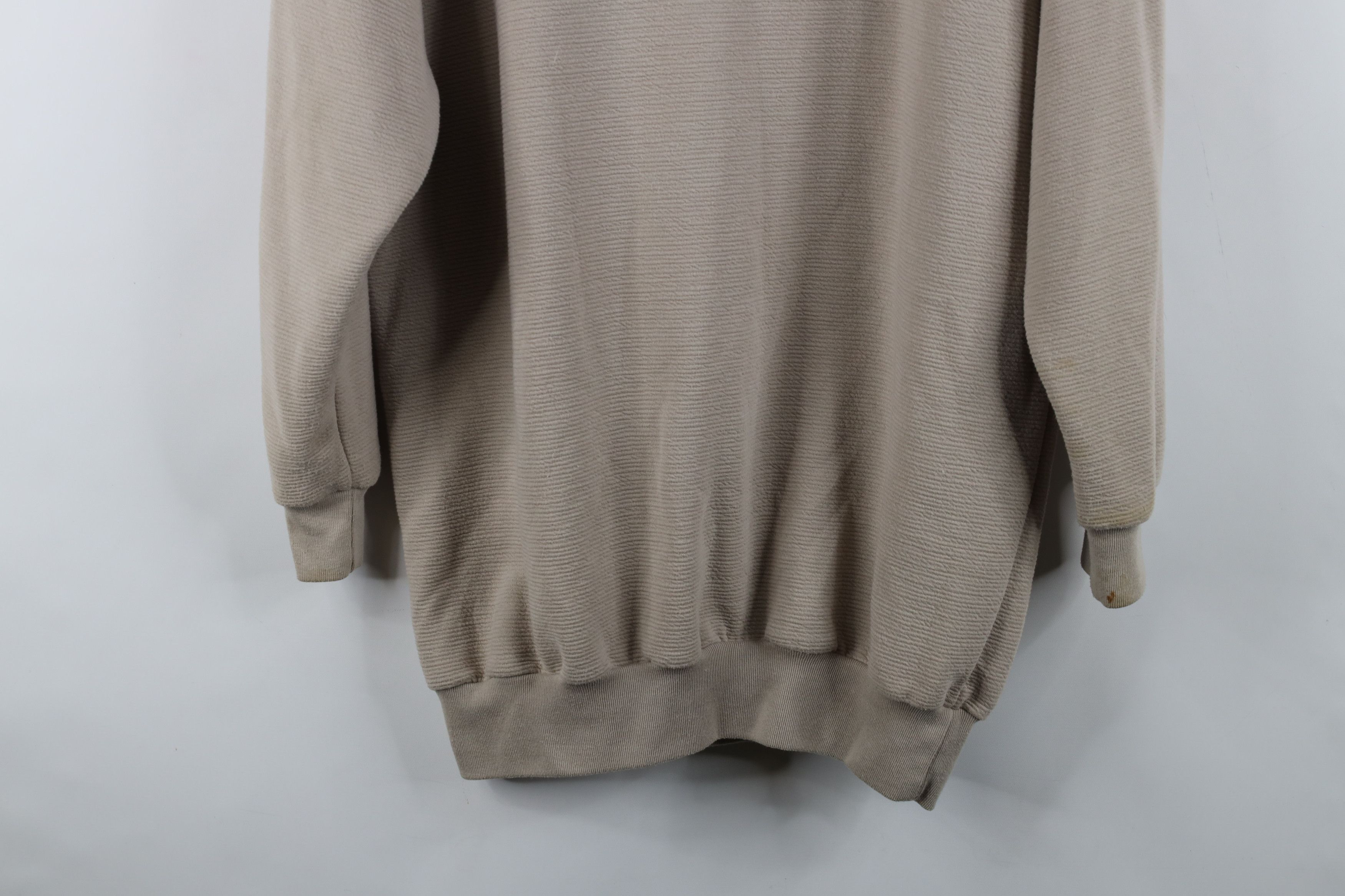 Vintage Vintage 90s Streetwear Butterfly Flower Sweatshirt Beige Size M / US 6-8 / IT 42-44 - 15 Thumbnail