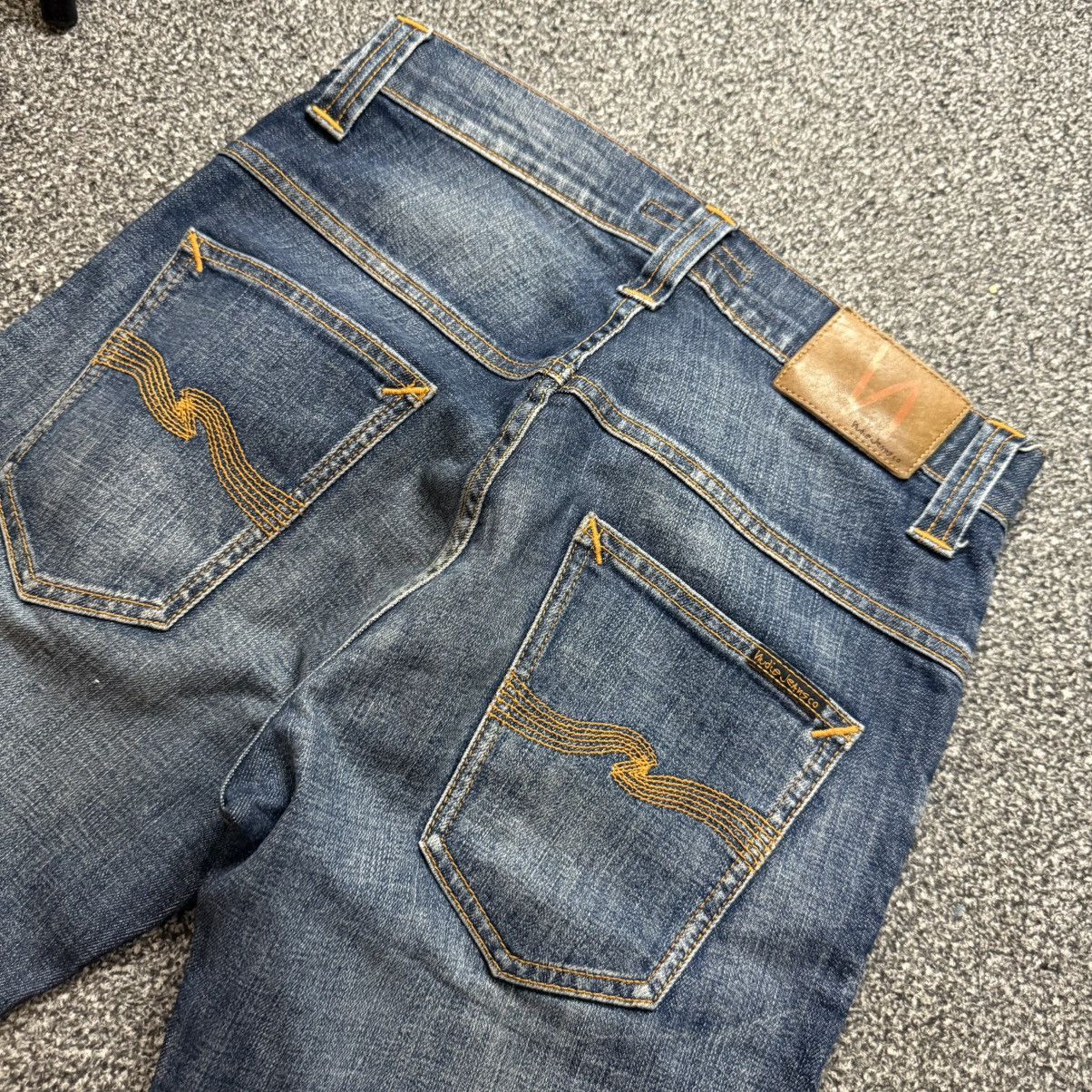 Japanese Brand 🔥🔥🇯🇵 Nudie Organic Dusk Indigo Seditionaries Jeans Size US 30 / EU 46 - 6 Thumbnail