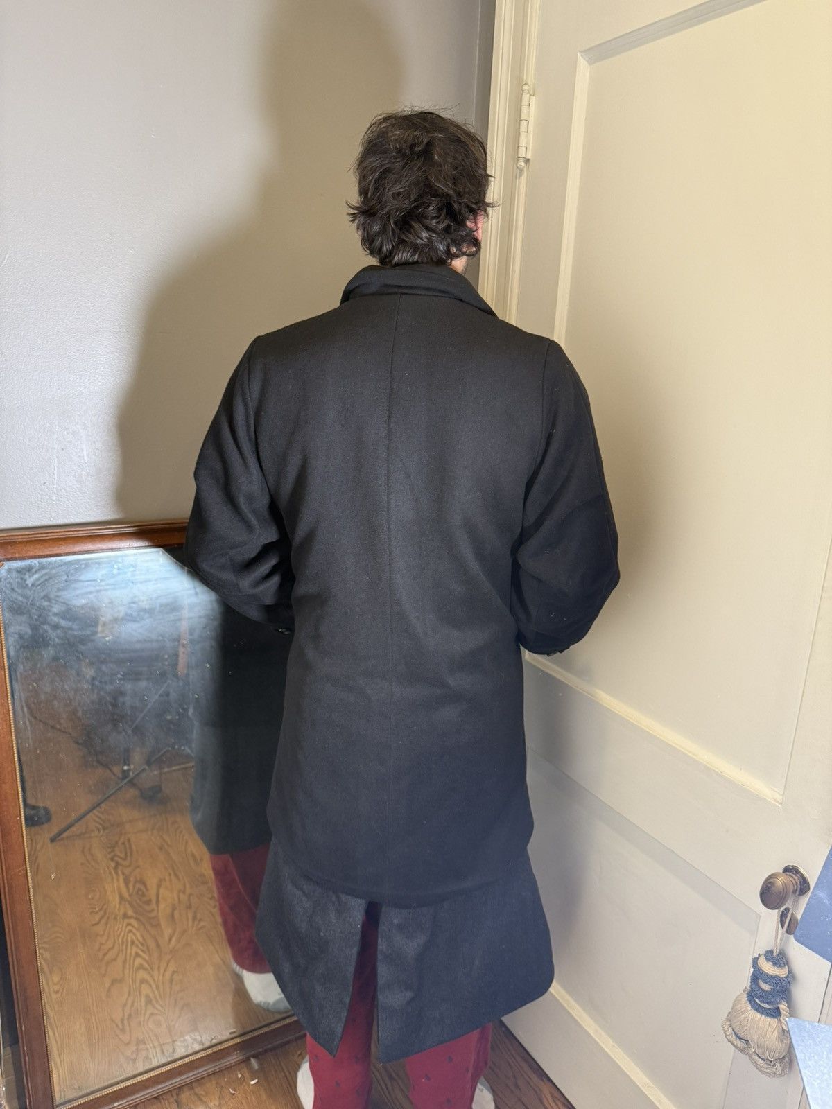 Other Myus Studio FW24 "Death of Salesman" Layered Trenchcoat Size L / US 10 / IT 46 - 14 Thumbnail