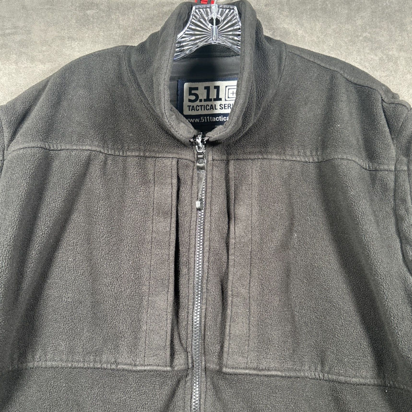Vintage 5.11 Tactical Jacket Mens 2XL Black Full Zip Pockets Removable Sleeves Military Jacket Outdoor Utility First Responder Size US XXL / EU 58 / 5 - 2 Thumbnail
