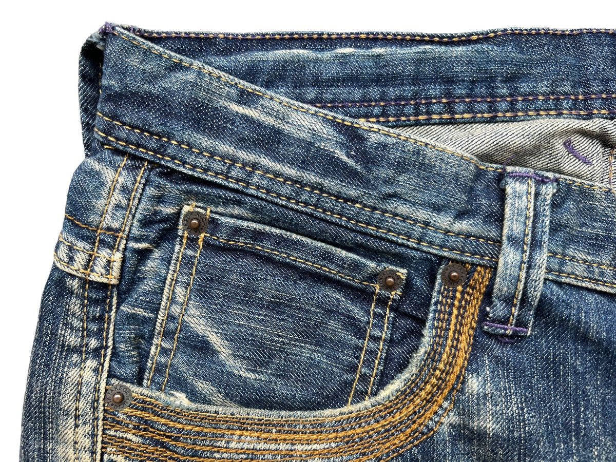 Takeo Kikuchi Takeo Kikuchi Boro Style Japanese Brand Denim Jeans 34x31 Size US 34 / EU 50 - 8 Thumbnail