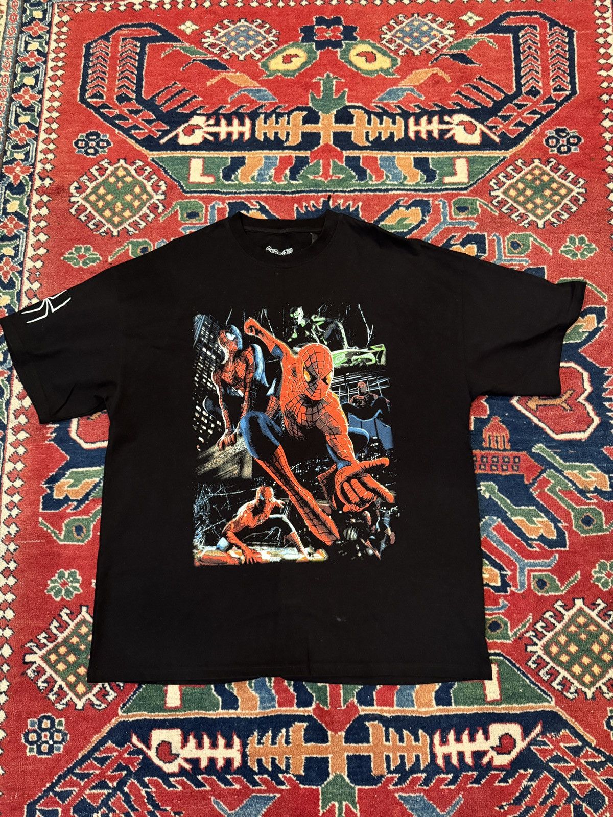 Sergio Calabasas × Spyder Sergio Calabasas x Spider-man Vintage T-shirt Size US L / EU 52-54 / 3 - 1 Thumbnail
