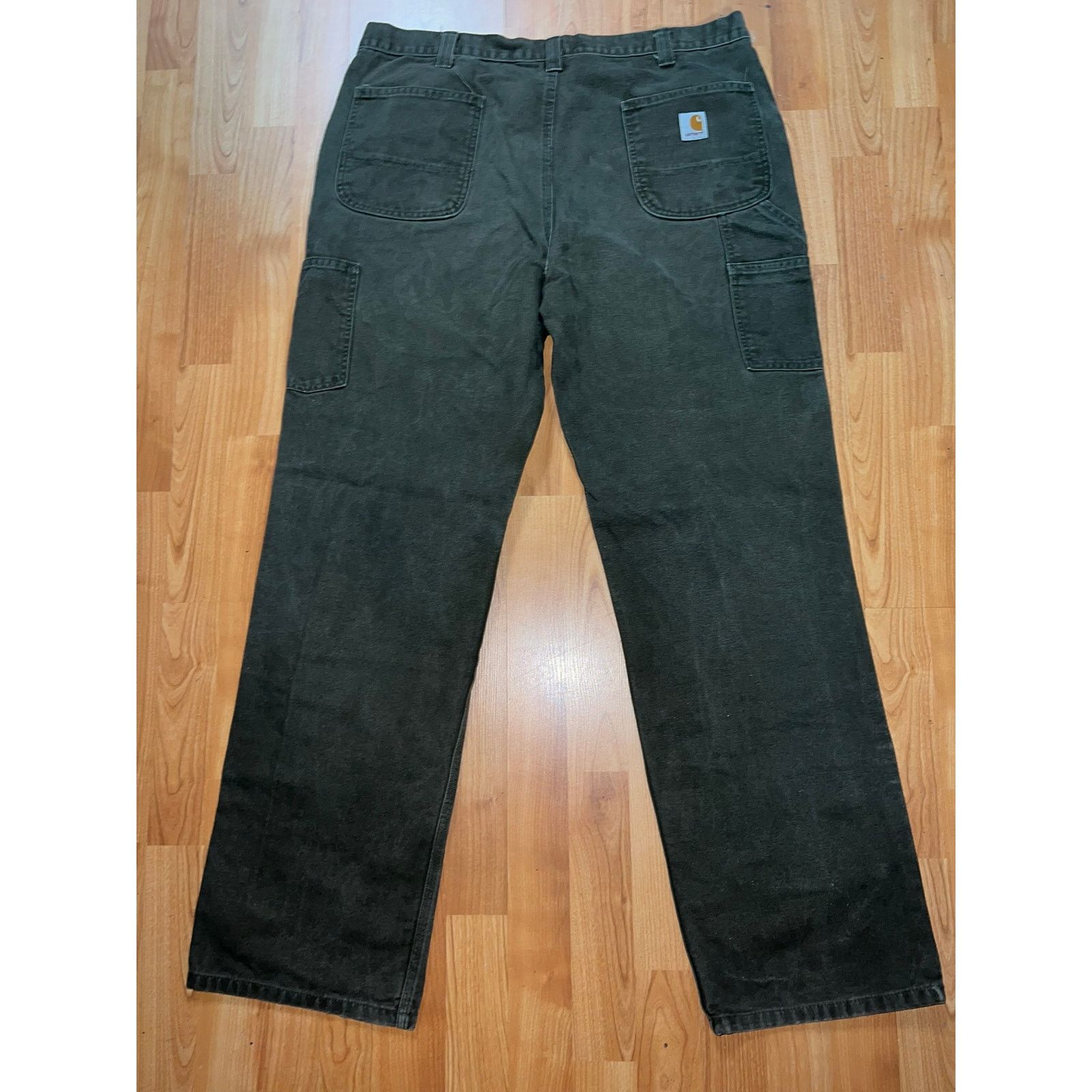 Carhartt Carhartt Carpenter Work Pants Green Olive Workwear 40x34 40 Size US 40 / EU 56 - 8 Thumbnail