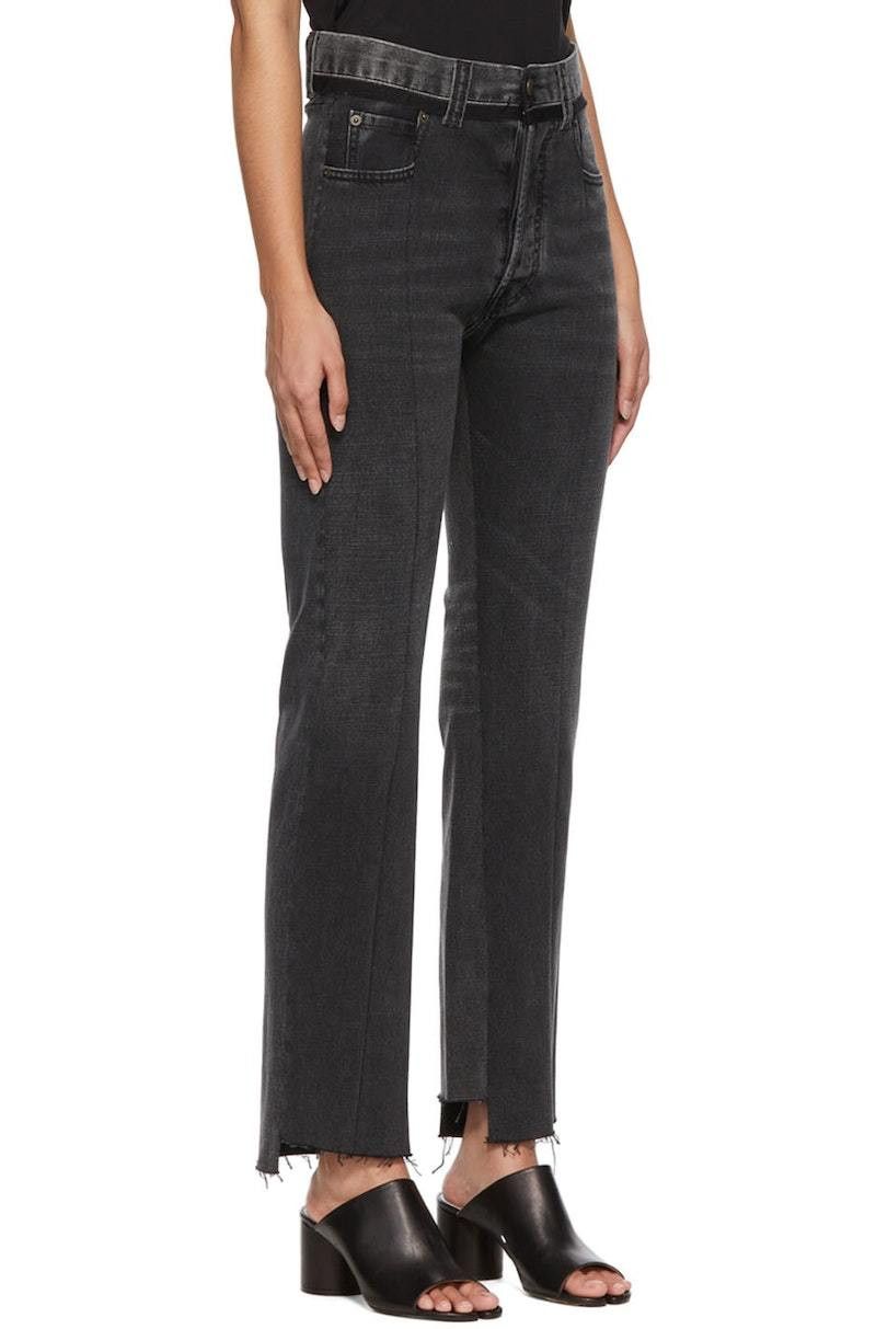 Maison Margiela o1y0625 Denim Pant in Black Size 30" / US 8 / IT 44 - 2 Thumbnail