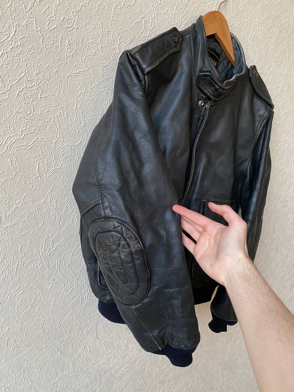 Yamaha Vintage Yamaha Leather Aviator Jacket Size US M / EU 48-50 / 2 - 6 Thumbnail