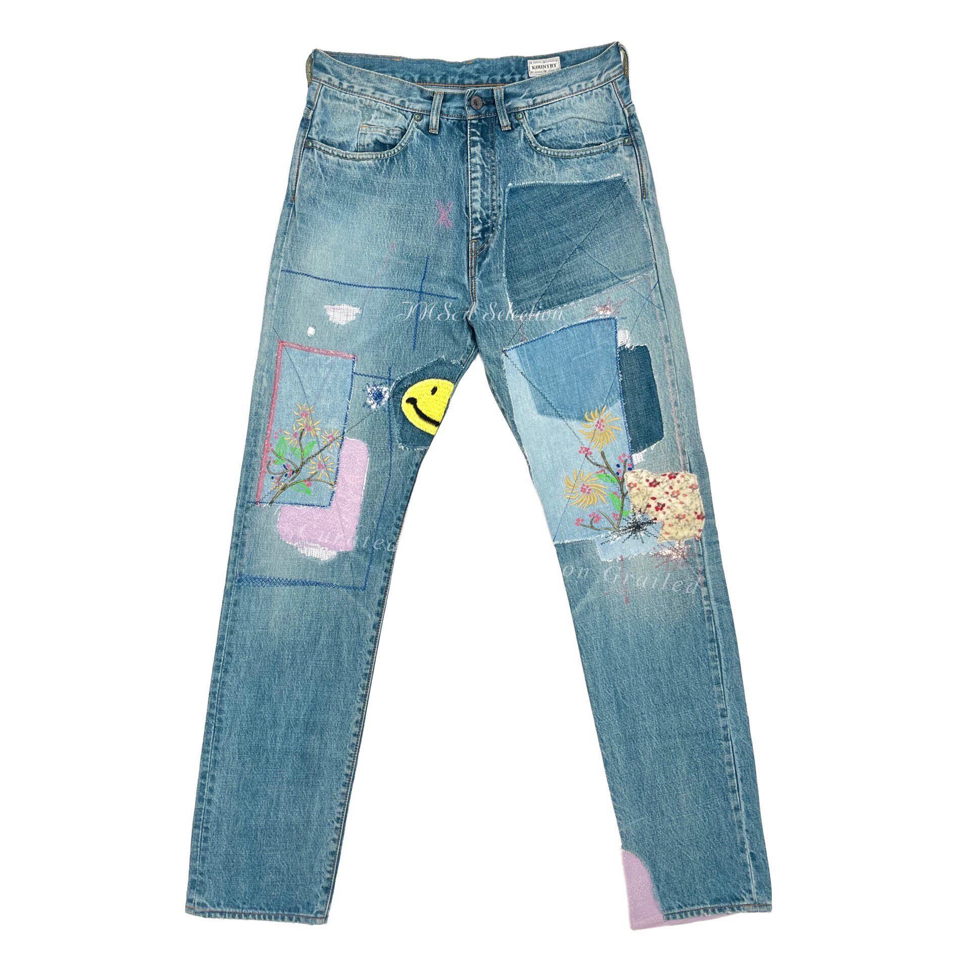Kapital Kountry Kapital Kountry Patchwork Denim Jeans Size US 34 / EU 50 - 1 Thumbnail