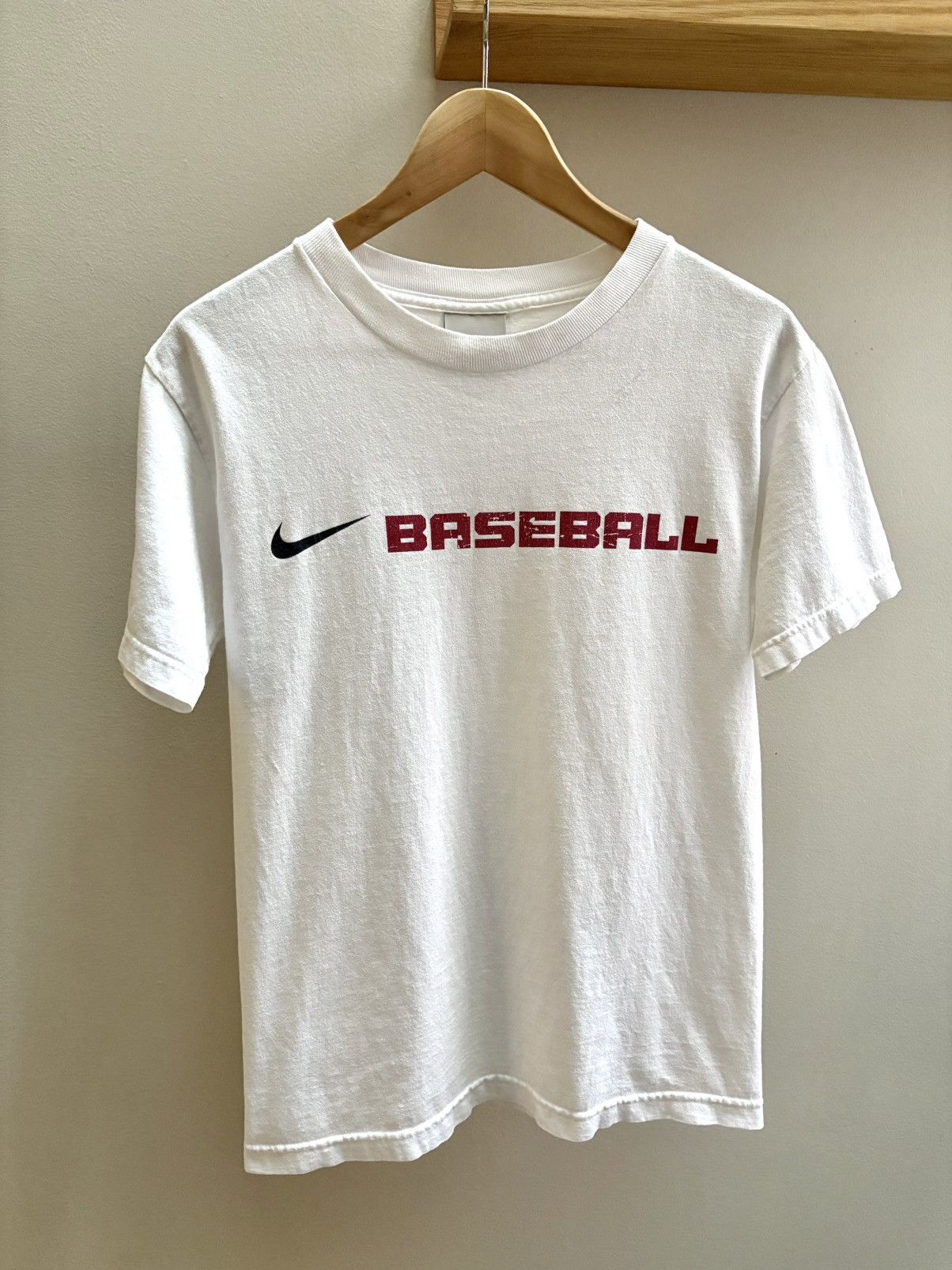 Nike Nike Baseball VTG Y2K white silver tag t-shirt S Size US S / EU 44-46 / 1 - 1 Thumbnail