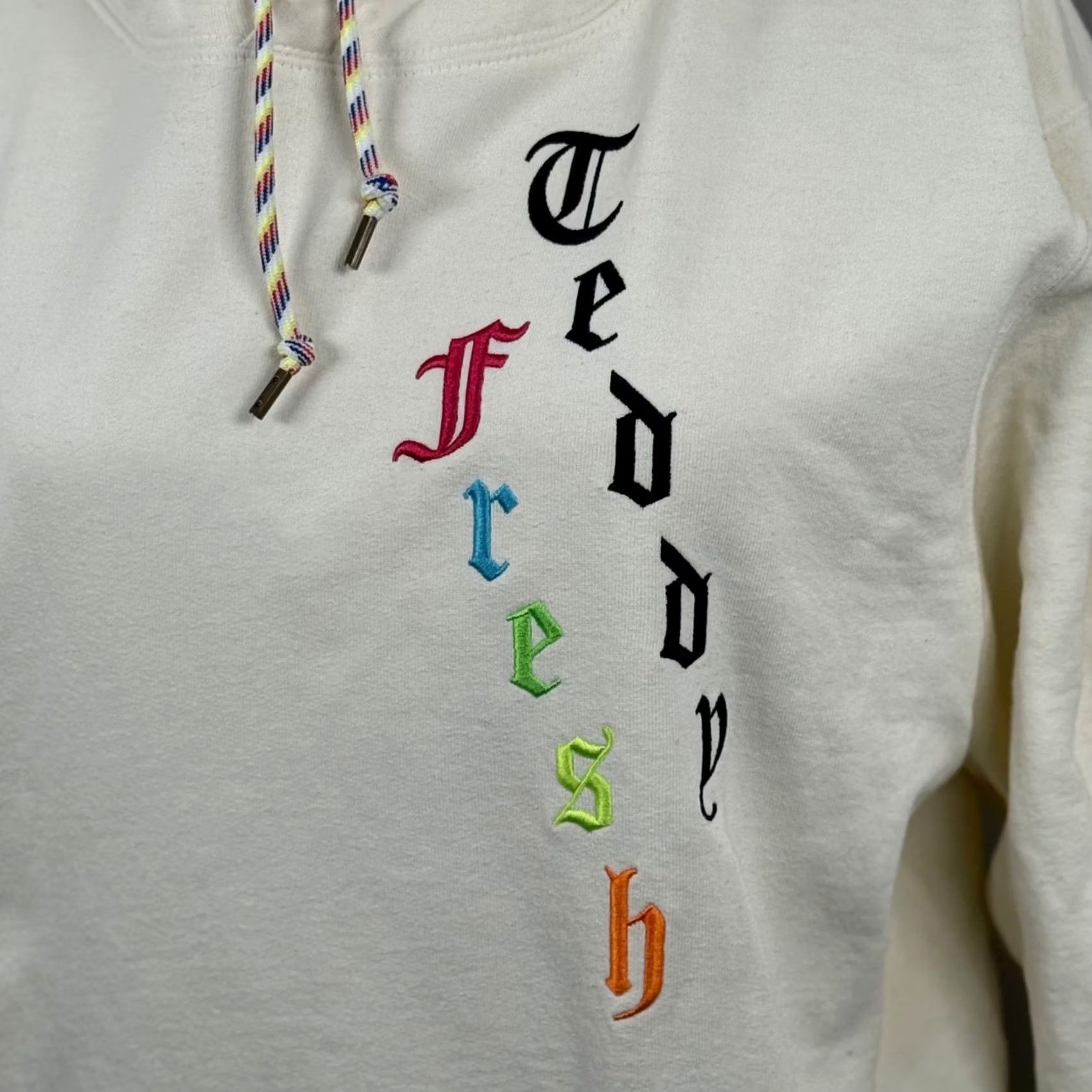 Teddy Fresh Teddy Fresh XL Hoodie Unisex Embroidered Bear Skull Daisies Graphic Print Streetwear Oversized Size US XL / EU 56 / 4 - 6 Thumbnail