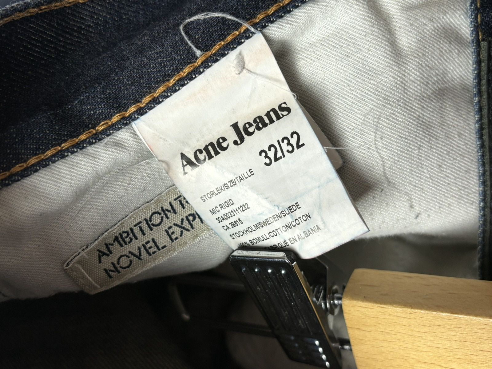 Acne Studios Acne studios denim jeans Mic Rigid size 34 Size US 32 / EU 48 - 4 Thumbnail