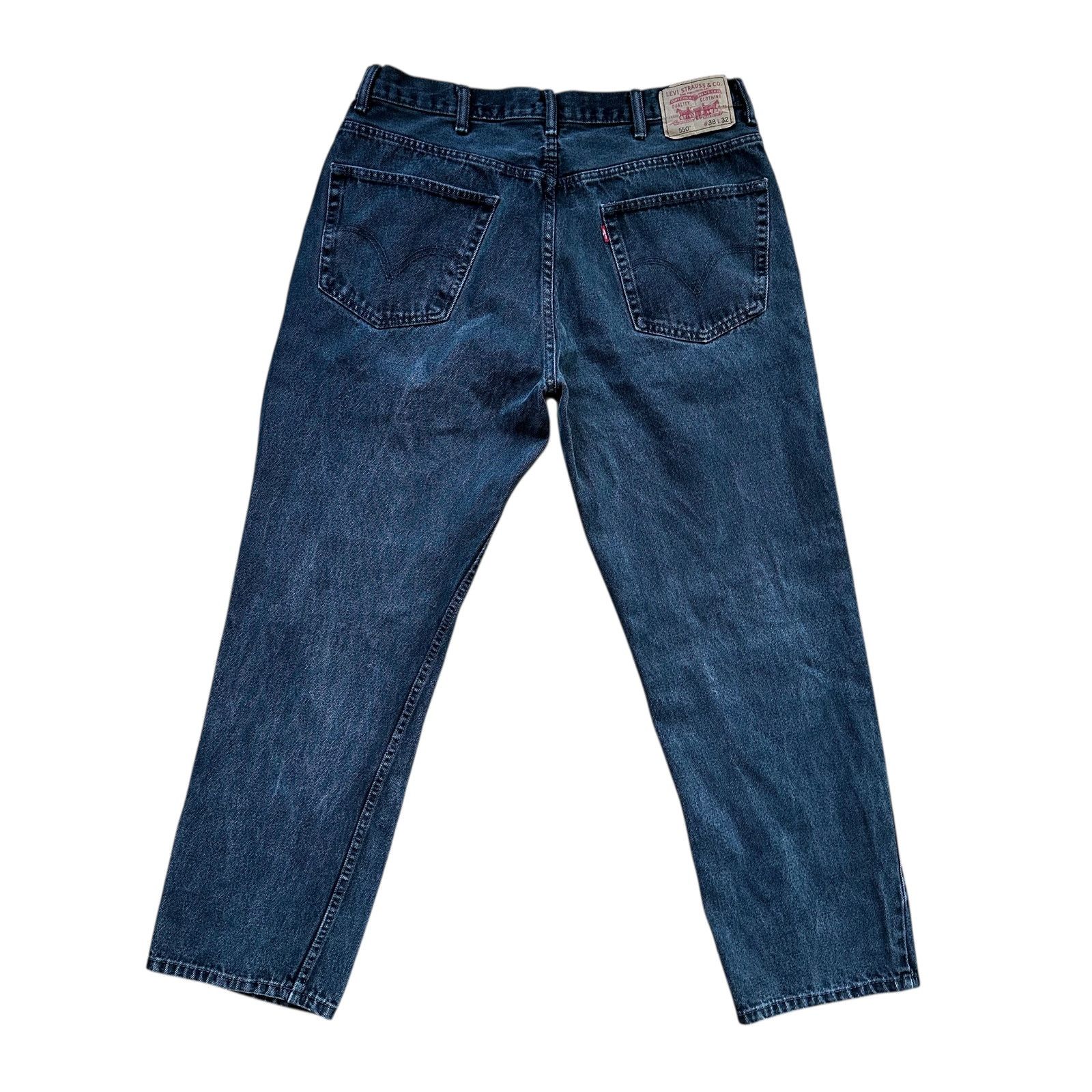 Levi's 38" Waist x 32" Length Black Wash Jeans Size US 38 / EU 54 - 2 Thumbnail