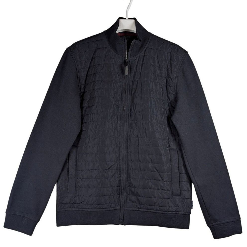 Ted Baker Ted Baker London Quilted Jacket Full Zip Navy Blue Men’s 3 Size US M / EU 48-50 / 2 - 1 Thumbnail