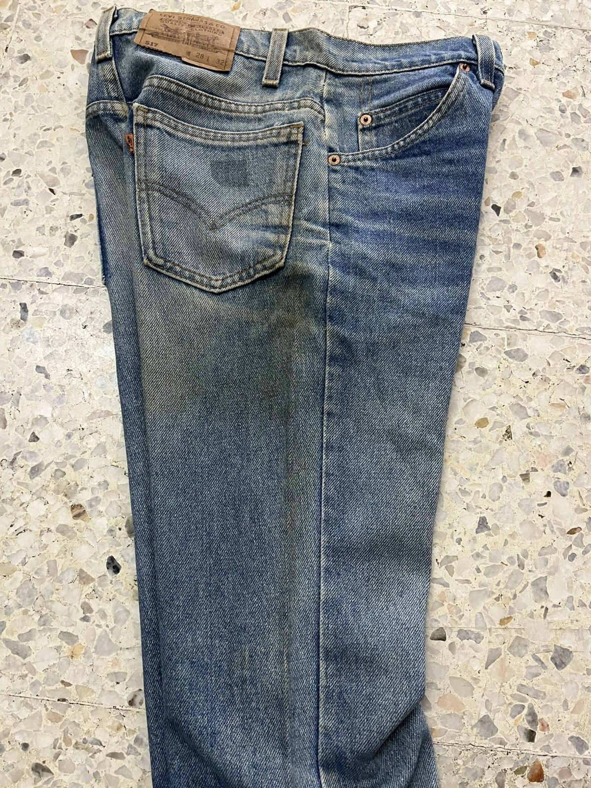 Levi's Vintage 90s Levi’s 517 distressed denim bootcut Size US 28 / EU 44 - 17 Thumbnail