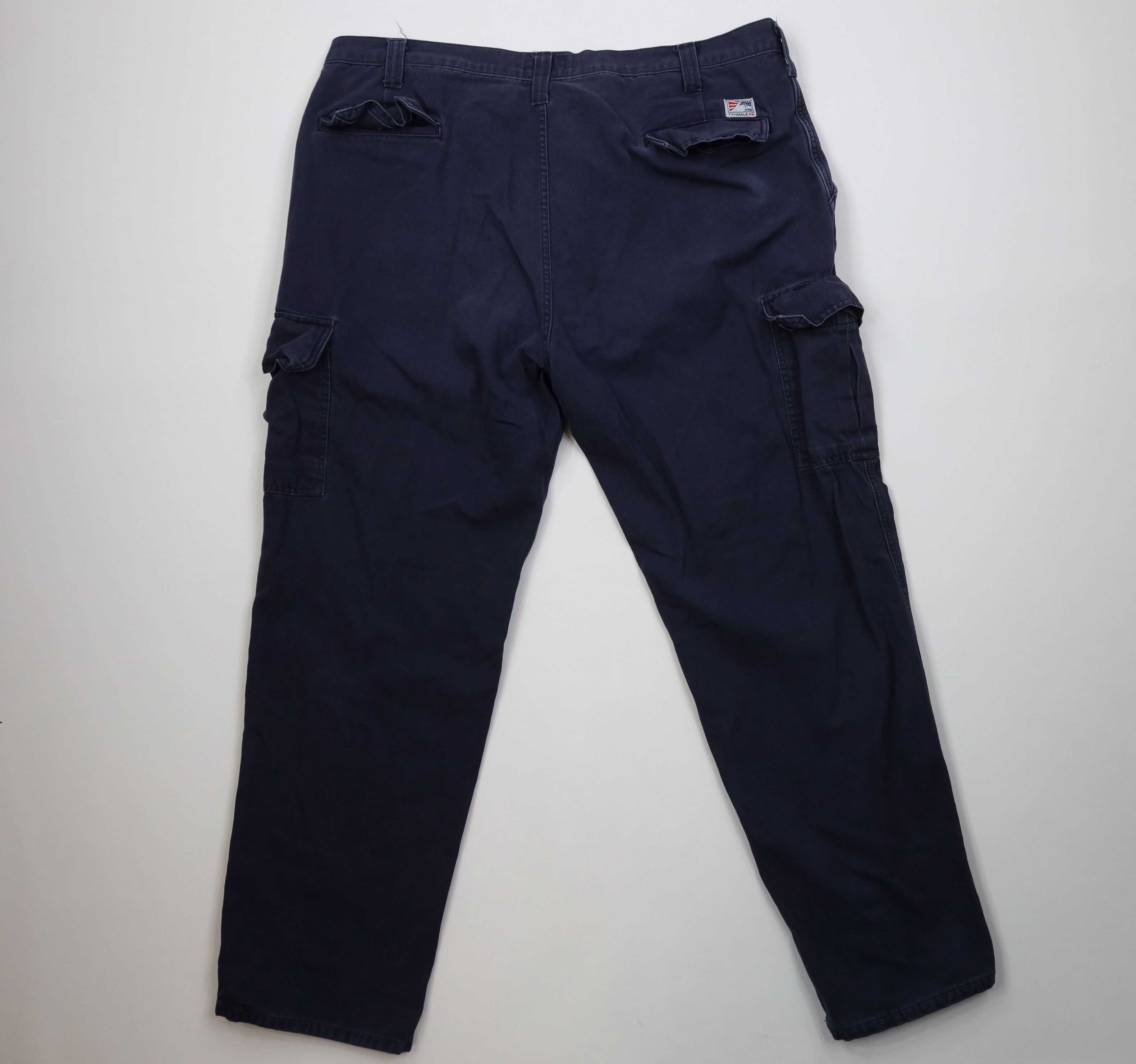 Vintage Tyndale FR Fire Flame Resistant Wide Leg Cargo Pants USA Size US 42 / EU 58 - 11 Thumbnail