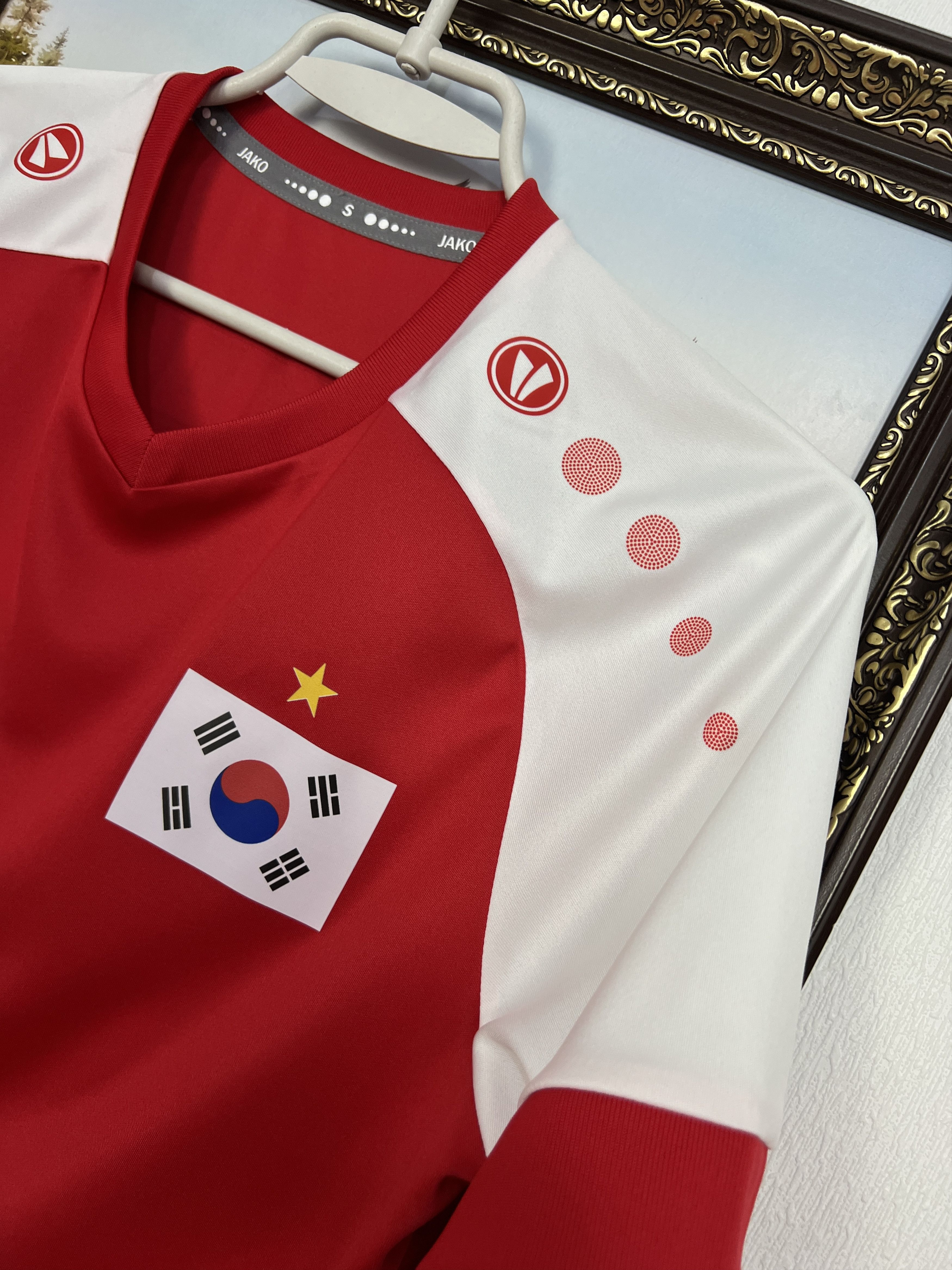 Vintage Jako South Korea Repubic Shirt National Team Jersey Trikot Size US S / EU 44-46 / 1 - 4 Thumbnail