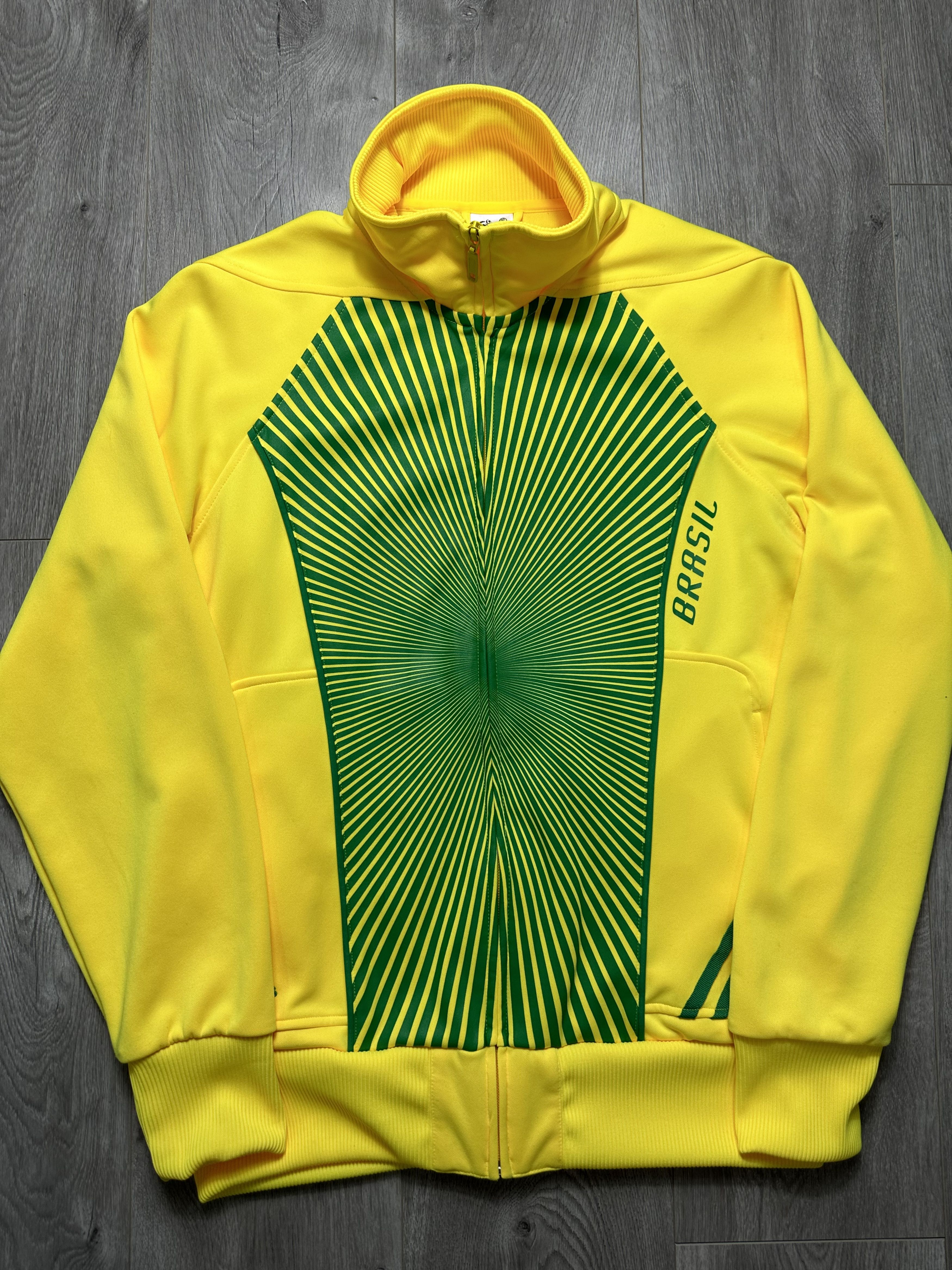 Adidas Adidas Brazil National Team 2010 World Cup Warm Up Jacket Size US L / EU 52-54 / 3 - 3 Thumbnail