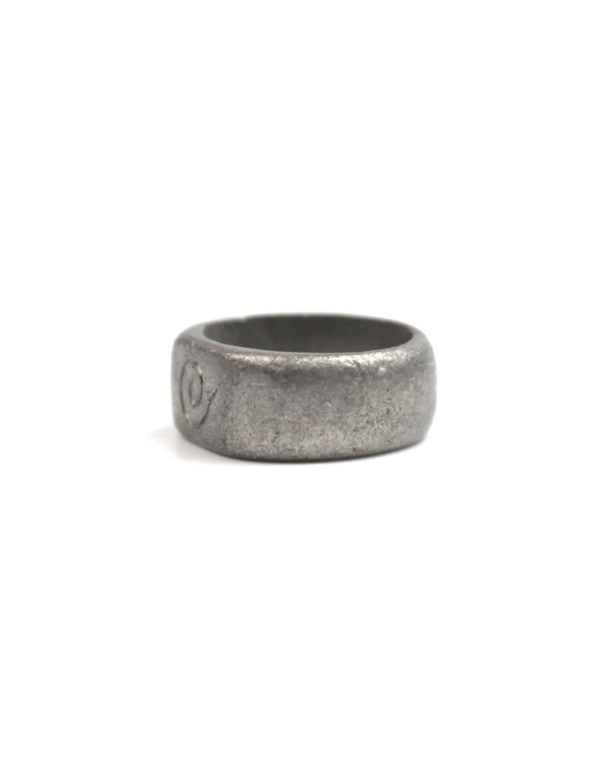 Vintage 2000S JAPANESE MADE SILVER-TONE SPIRAL SIGNET BAND RING Size ONE SIZE - 2 Thumbnail