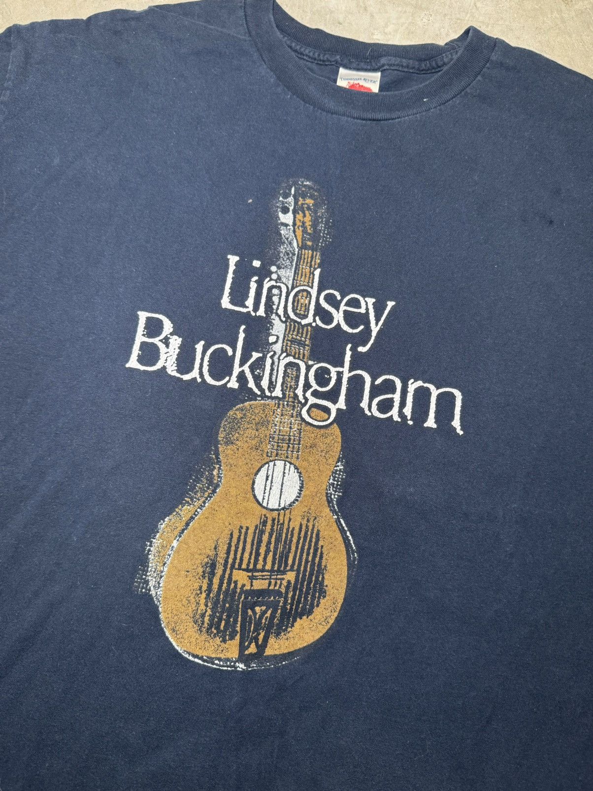 Band Tees 90s Lindsey Buckingham / Fleetwood Mac guitar band tee rare Size US XL / EU 56 / 4 - 3 Thumbnail
