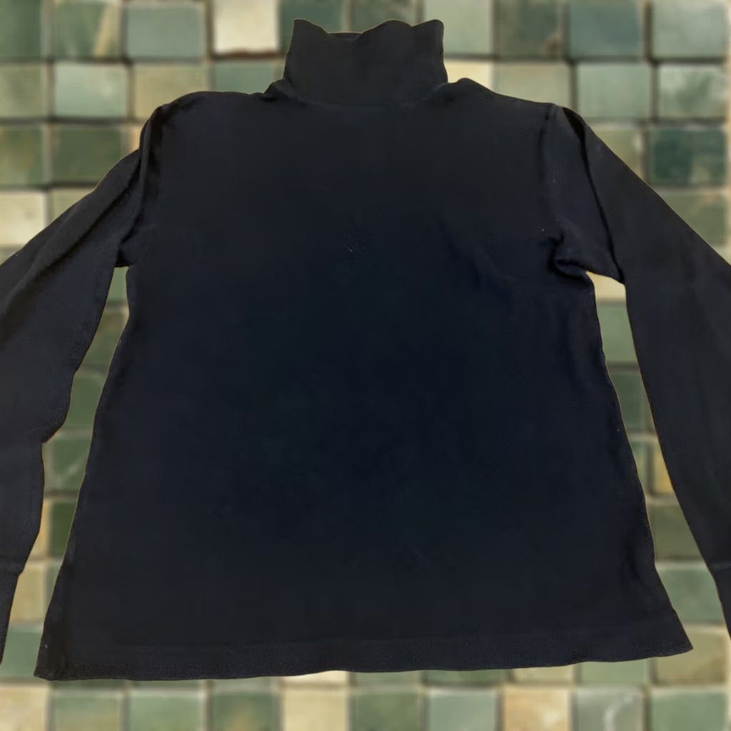 Vintage VINTAGE Meister Ladies Long Sleeve Turtleneck Shirt Top Medium Black USA Blank Shirt Womens Medium Black Meister Shirt Top Size M / US 6-8 / IT 42-44 - 1 Thumbnail