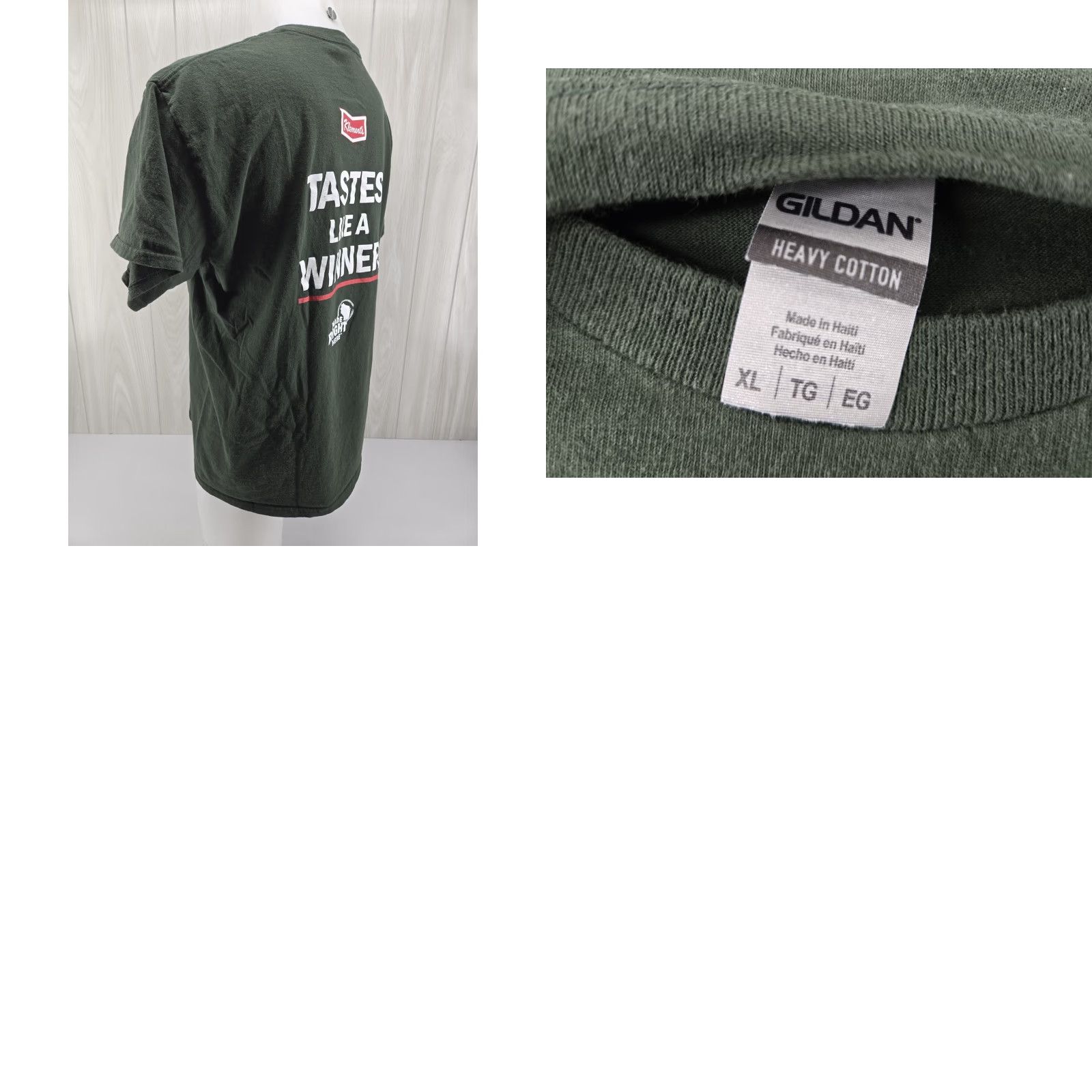 Gildan Klement's Milwaukee Bucks T Shirt XL Green Mens Short Sleeve T-Shirt Size US XL / EU 56 / 4 - 9 Thumbnail