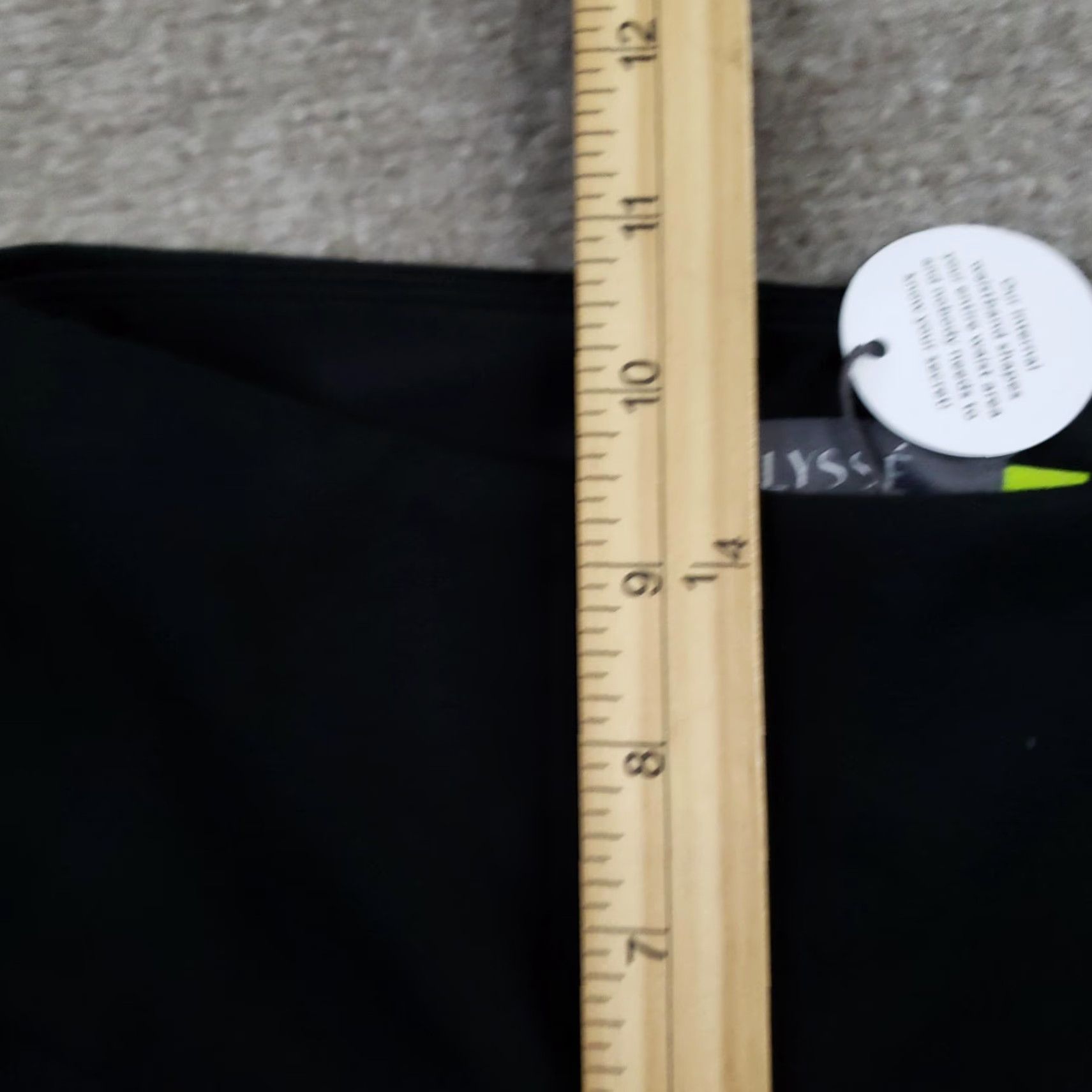 Vintage Lysse Leggings Womens XS Black High Rise 360 Smoothing Waistband Size 26" / US 2 / IT 38 - 7 Thumbnail