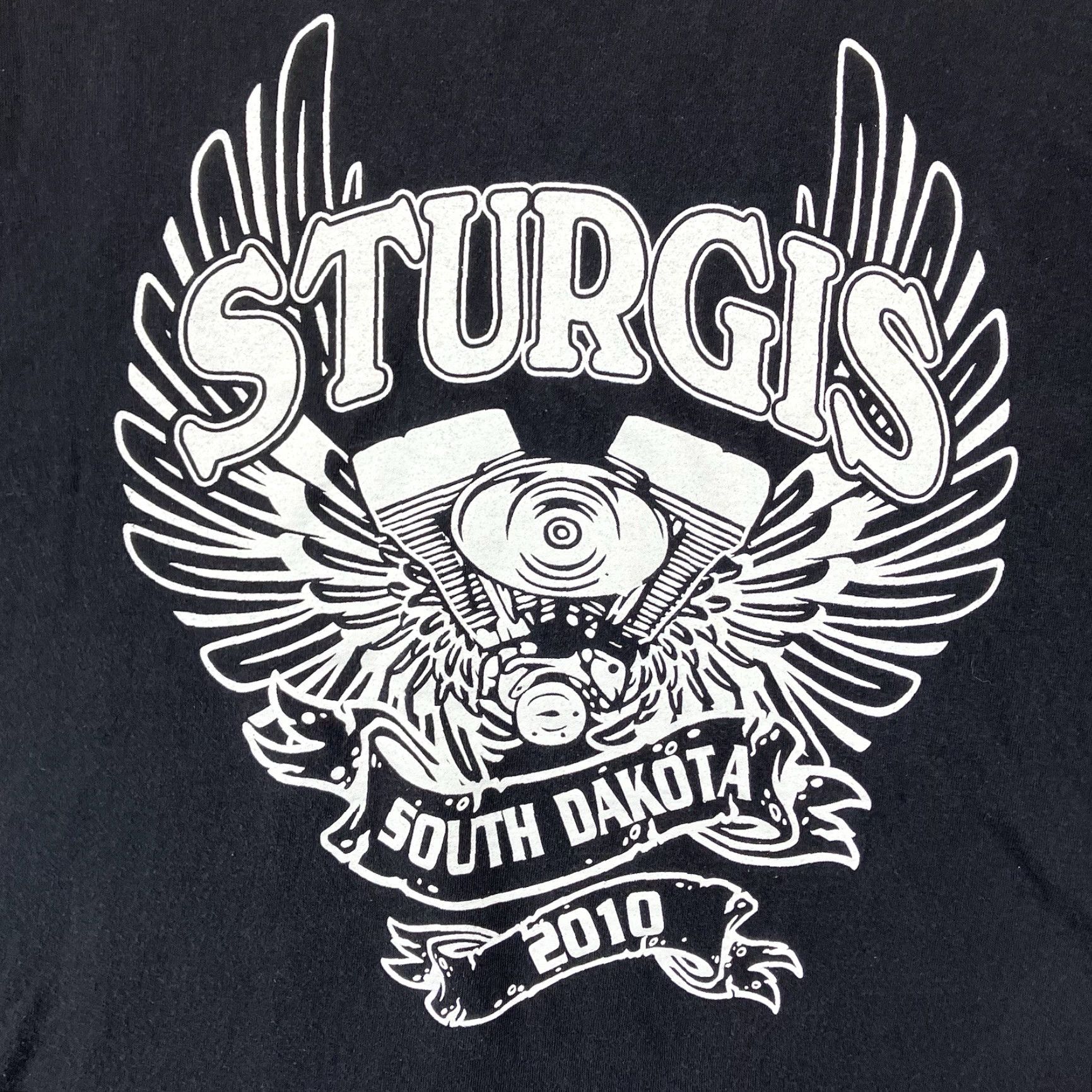 Delta VINTAGE Delta Men’s T-Shirt 2XL Black Skull Graphic Print Gothic Grunge Biker Y2K Size US XXL / EU 58 / 5 - 4 Thumbnail