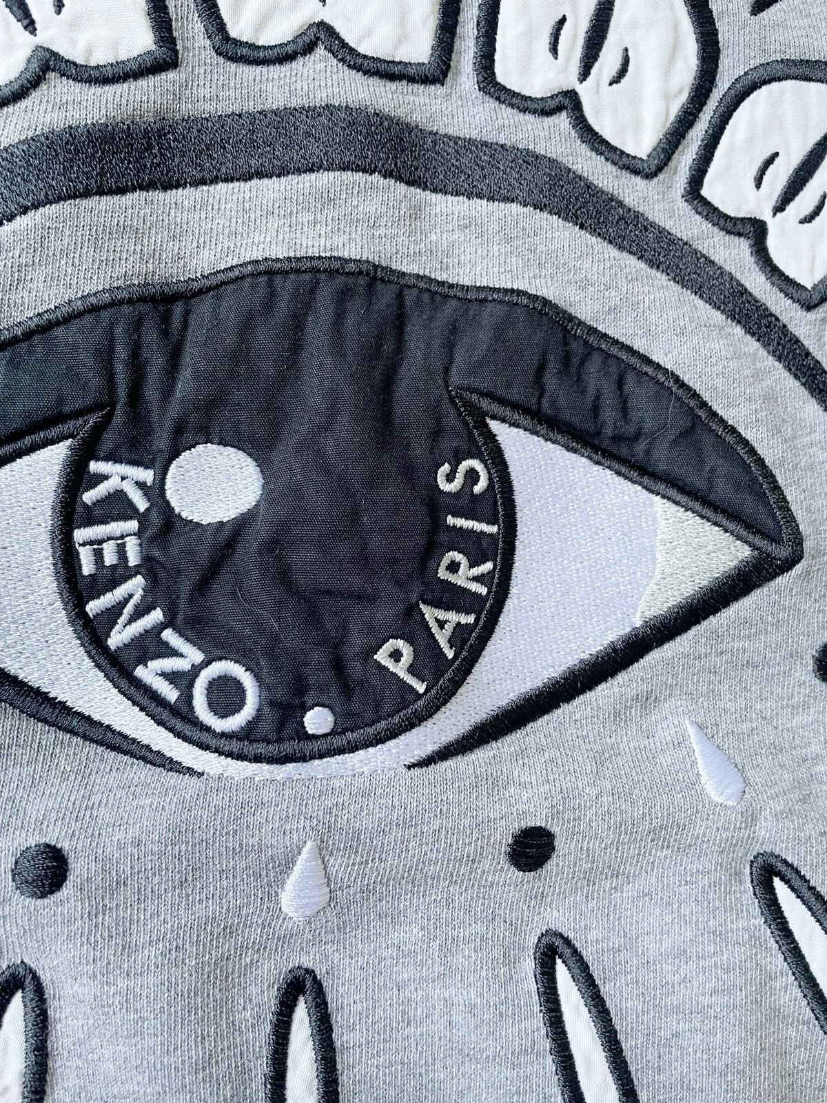 Designer × Kenzo Kenzo Paris Men 3 Eye T-Shirt Big Logo Size XL Gray Color Size US XL / EU 56 / 4 - 9 Thumbnail