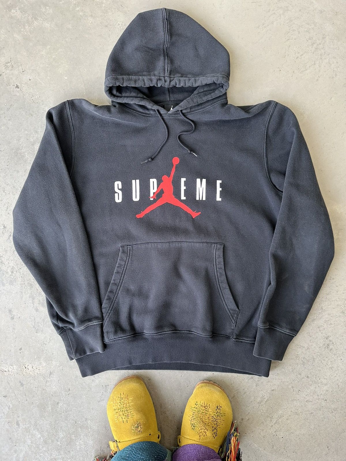 Image of Jordan Supreme Jordan Hooded Pullover Black Xl, Men's