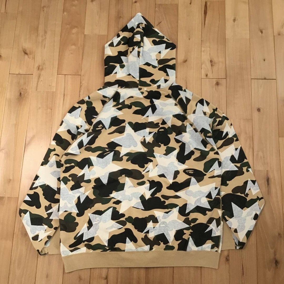 Bape BAPE Sta full zip hoodie 1st camo a bathing ape star