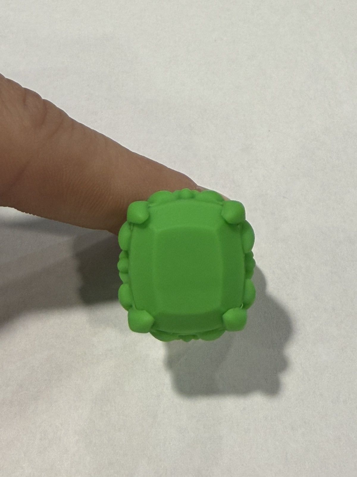 Chrome Hearts Chrome Hearts Silicone Ring Green Gem Size ONE SIZE - 4 Thumbnail