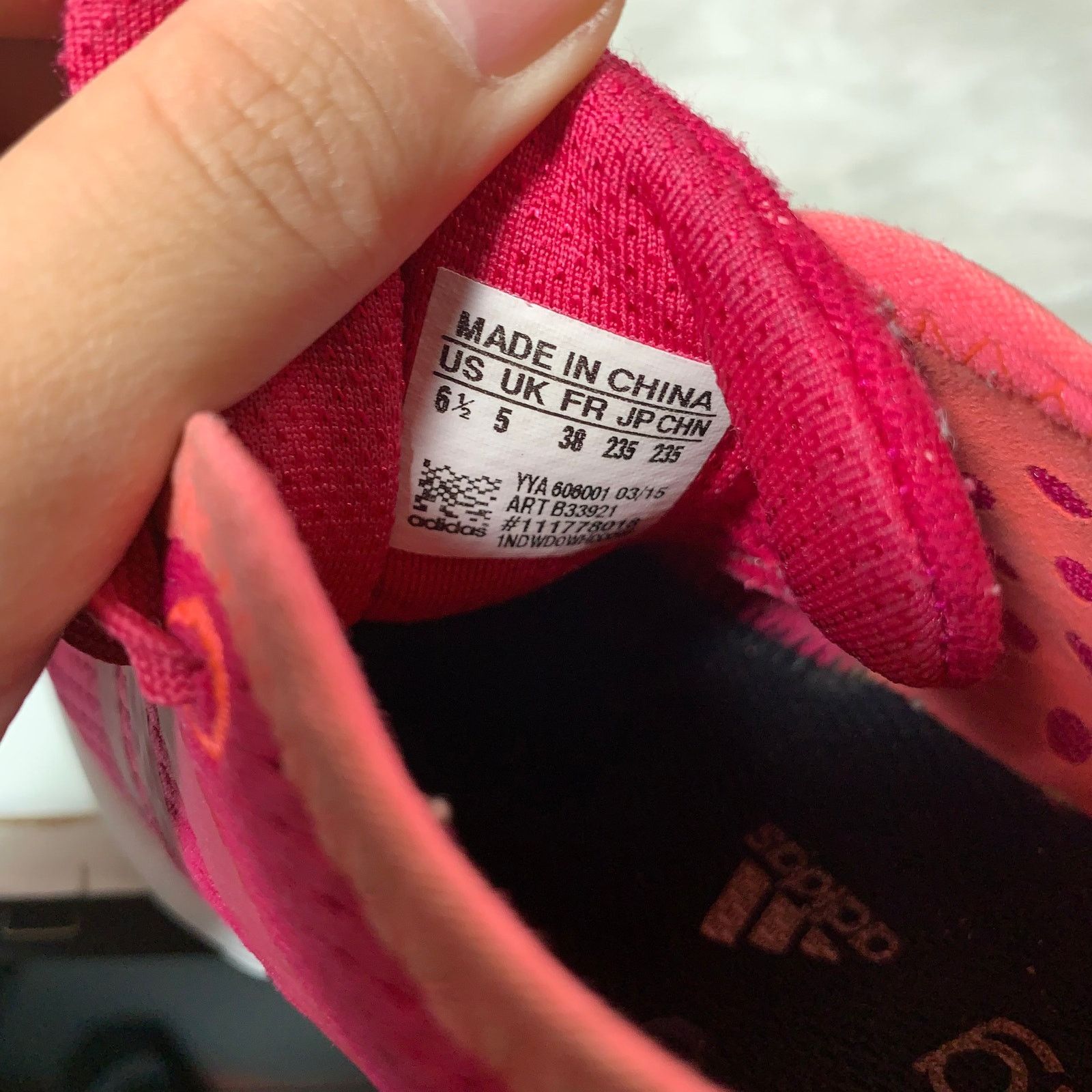 Adidas Adidas Women's Pink Athletic Shoes Size 6.5 Size US 6.5 / IT 36.5 - 3 Thumbnail