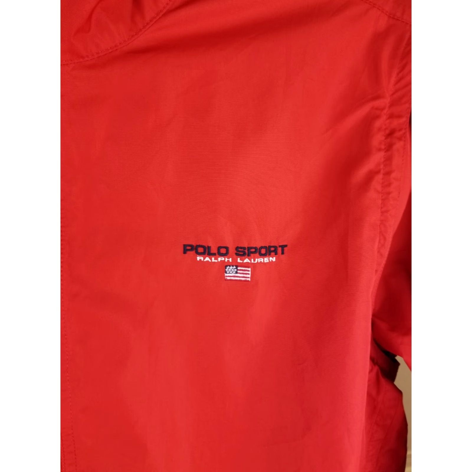 Ralph Lauren VINTAGE Y2K RALPH LAUREN POLO SPORT RED WINDBREAKER JACKET M SIZE Mens Sports Windbreaker Size US M / EU 48-50 / 2 - 2 Thumbnail