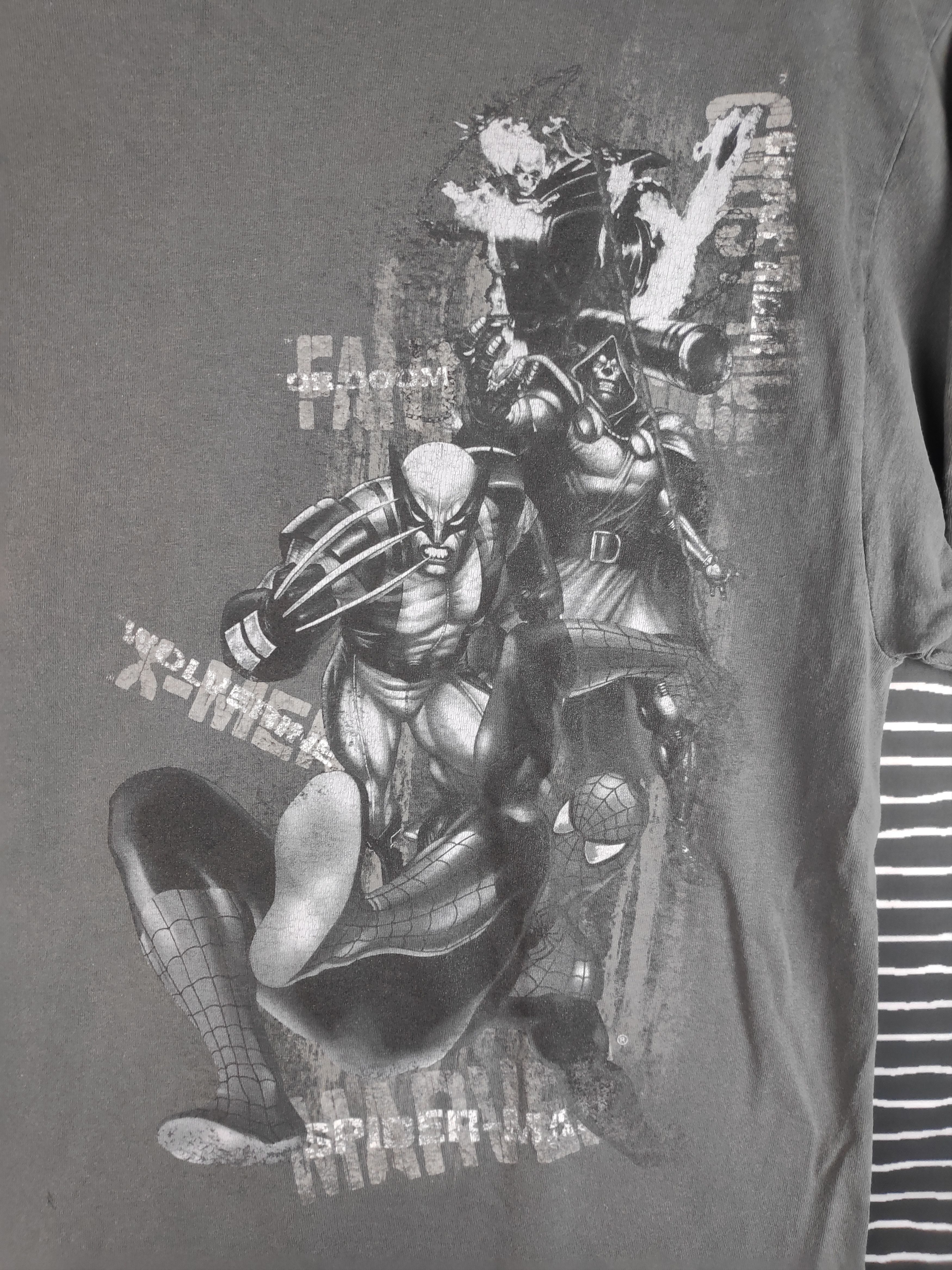 Mad Engine VTG Mad Engine Marvel Wolverine Spiderman Dr Doom Tee Size US L / EU 52-54 / 3 - 3 Thumbnail