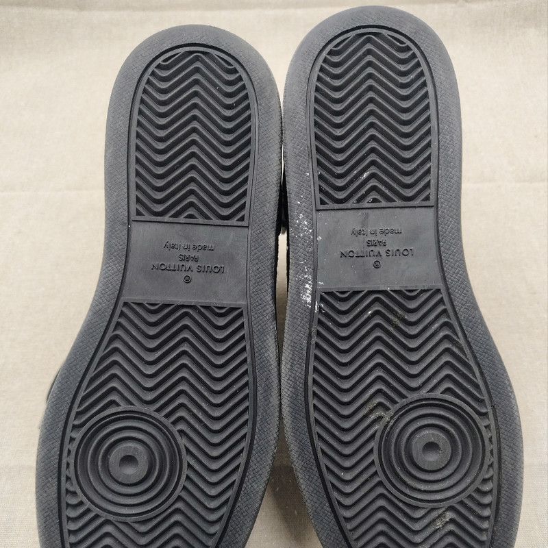 Louis Vuitton Louis Vuitton Rivoli Monogram High-Top Sneakers - Size US 9.5 / EU 42-43 - 4 Thumbnail