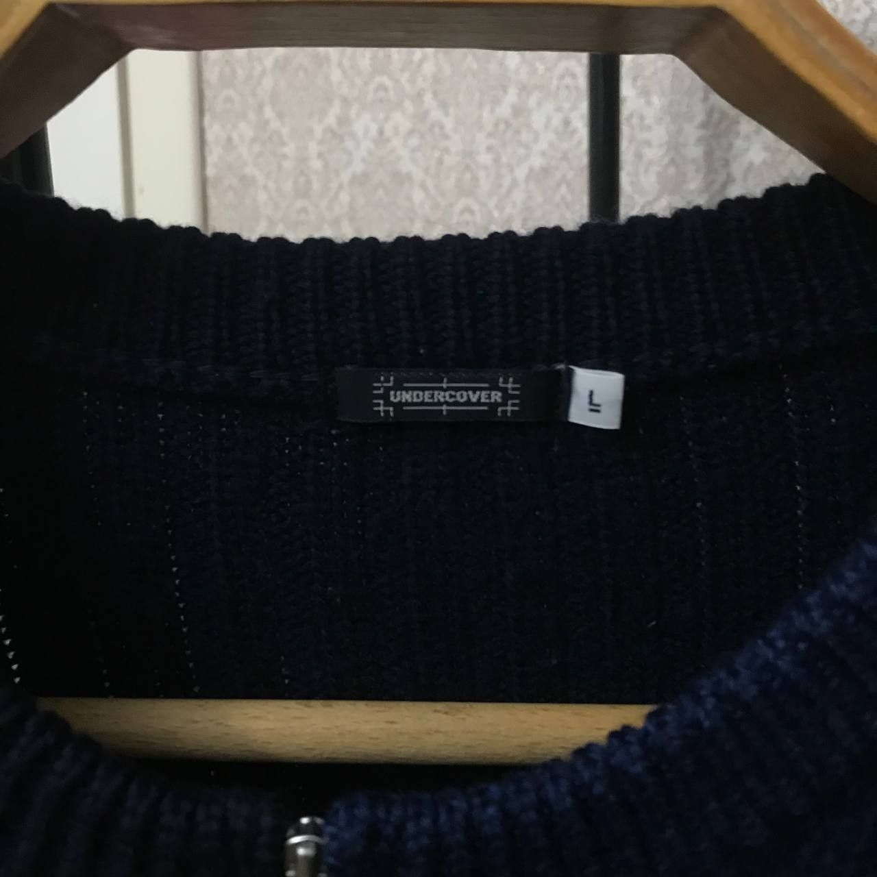 Undercover Knitted wool two-tone sweater-cardigan/blouson Size US L / EU 52-54 / 3 - 4 Thumbnail