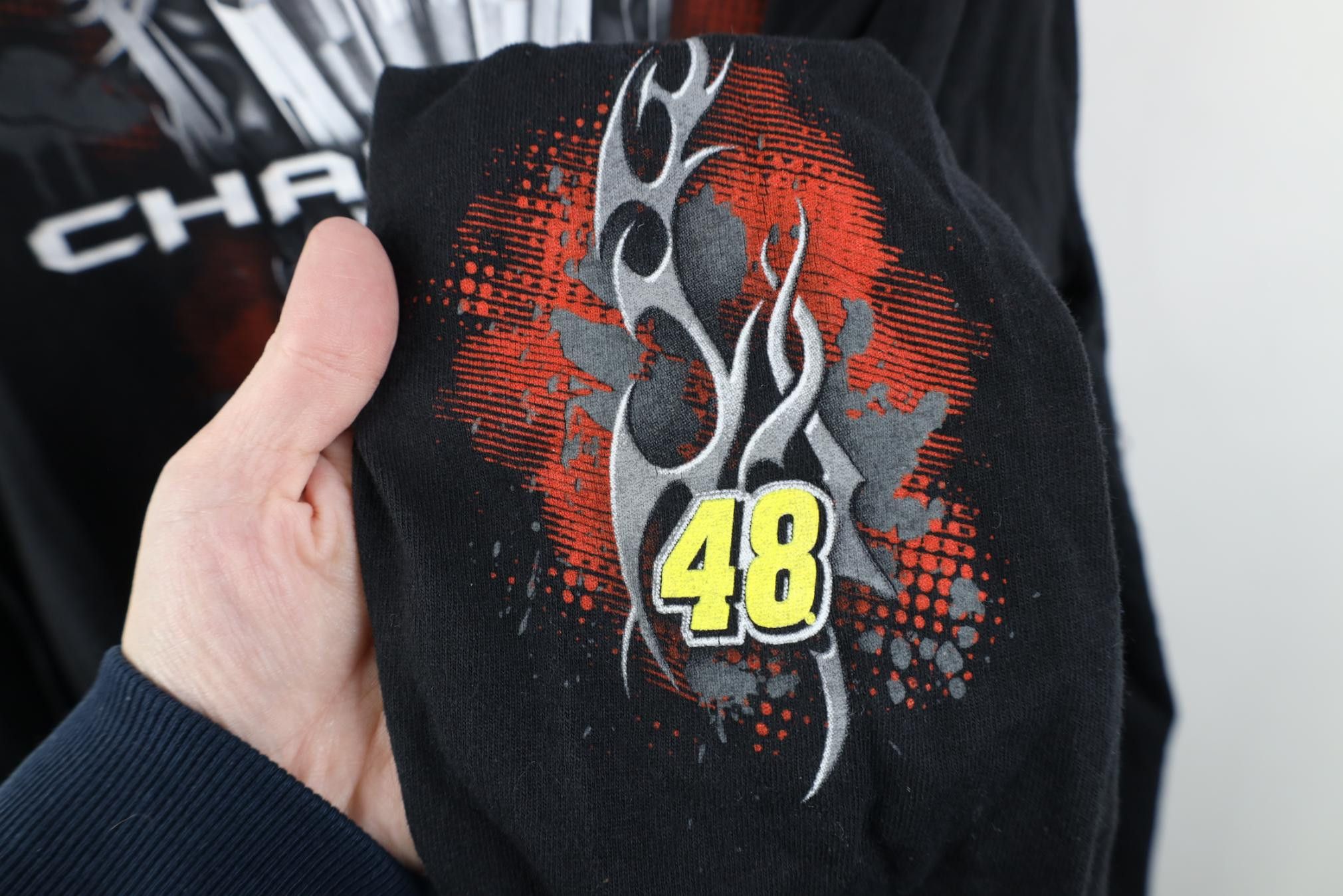 Vintage Vintage Y2K NASCAR Champ Jimmie Johnson Long Sleeve T-Shirt Size US XXL / EU 58 / 5 - 4 Thumbnail