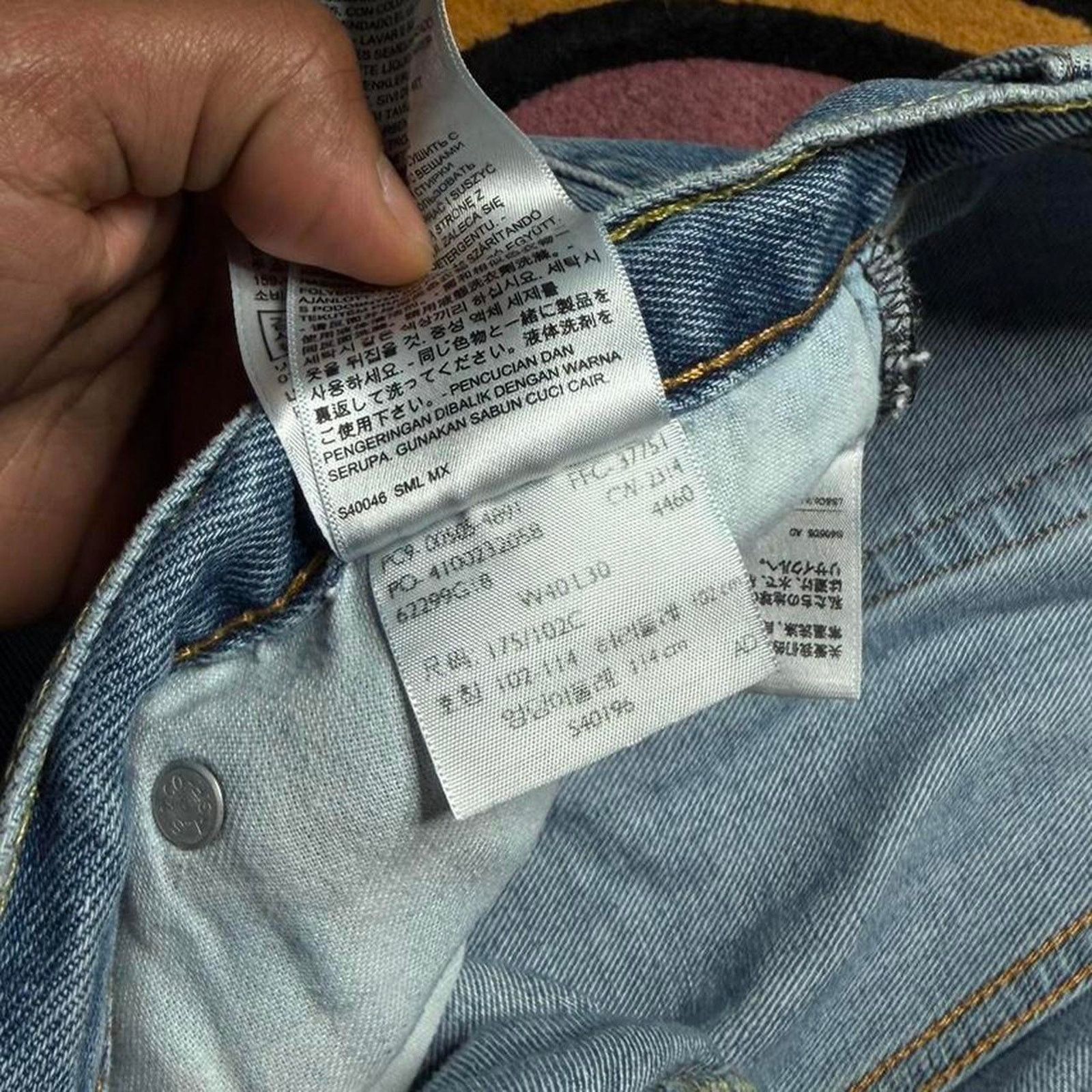 Levi's Levi’s Strauss 505 Regular Fit Distressed Denim Jeans 40x30 Size US 40 / EU 56 - 3 Thumbnail