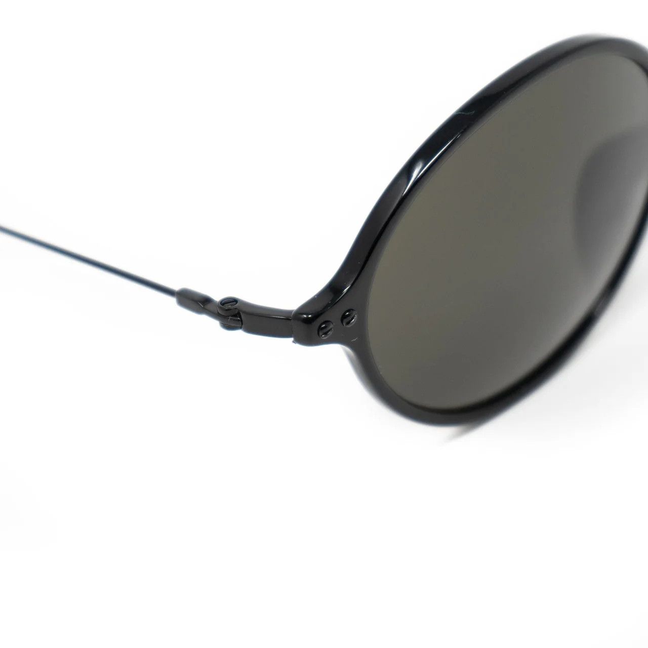 Ann Demeulemeester Ann Demeulemeester Sunglasses Oval Silver Black and Grey Size ONE SIZE - 3 Thumbnail