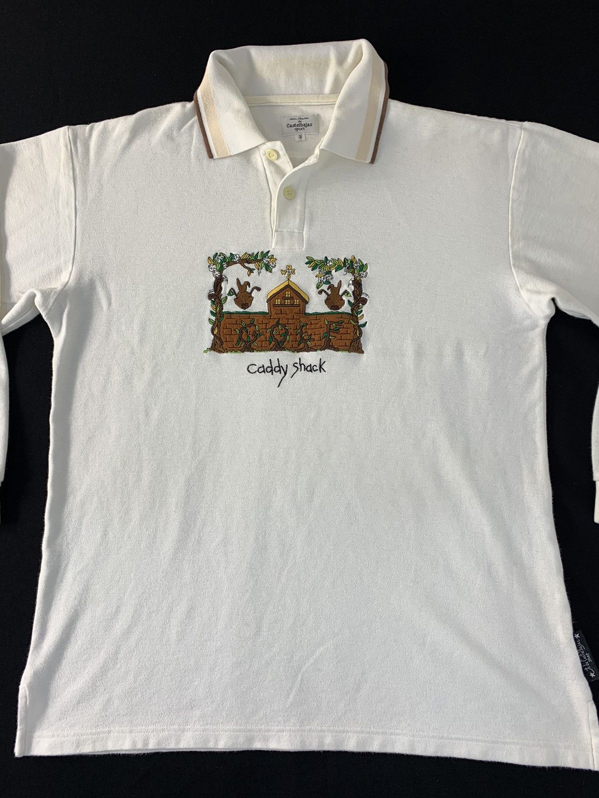 Jean Charles De Castelbajac 90s Jean Charles De Castelbajac Caddy Shack Longsleeve Polo Size US M / EU 48-50 / 2 - 3 Thumbnail