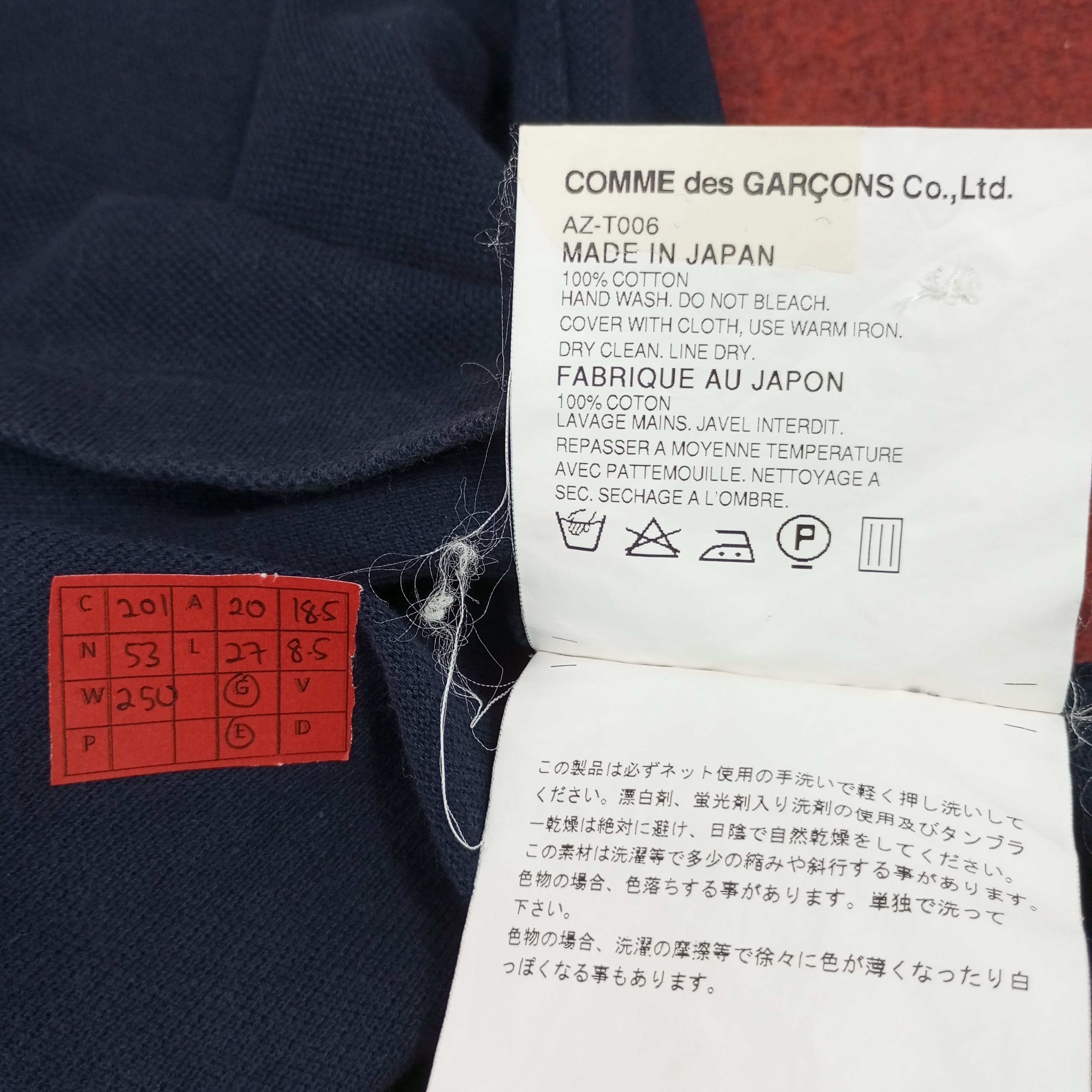 Comme des Garcons Comme Des Garcons Play Japanese Fashion Brand Polos Size US M / EU 48-50 / 2 - 7 Thumbnail